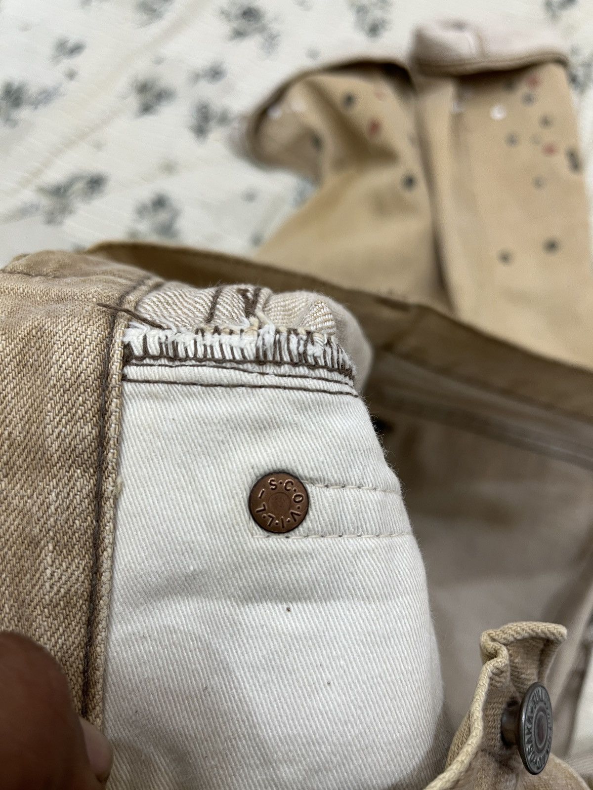 Full Count & Co. (Xx). FULL COUNT & CO HYPEBEAST SELVEDGE PAINTS DENIM Size US 30 / EU 46 - 11 Thumbnail