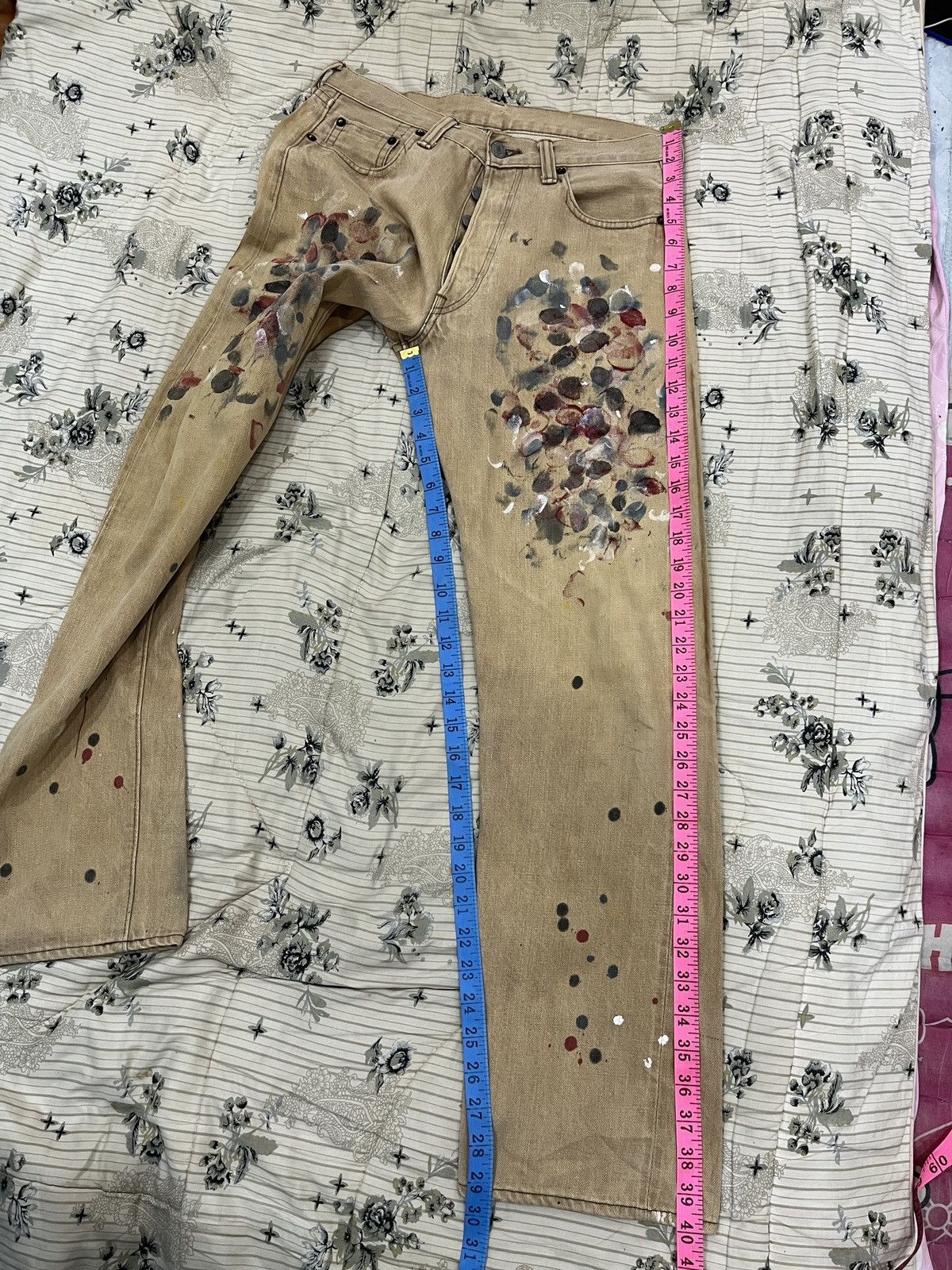 Full Count & Co. (Xx). FULL COUNT & CO HYPEBEAST SELVEDGE PAINTS DENIM Size US 30 / EU 46 - 15 Thumbnail