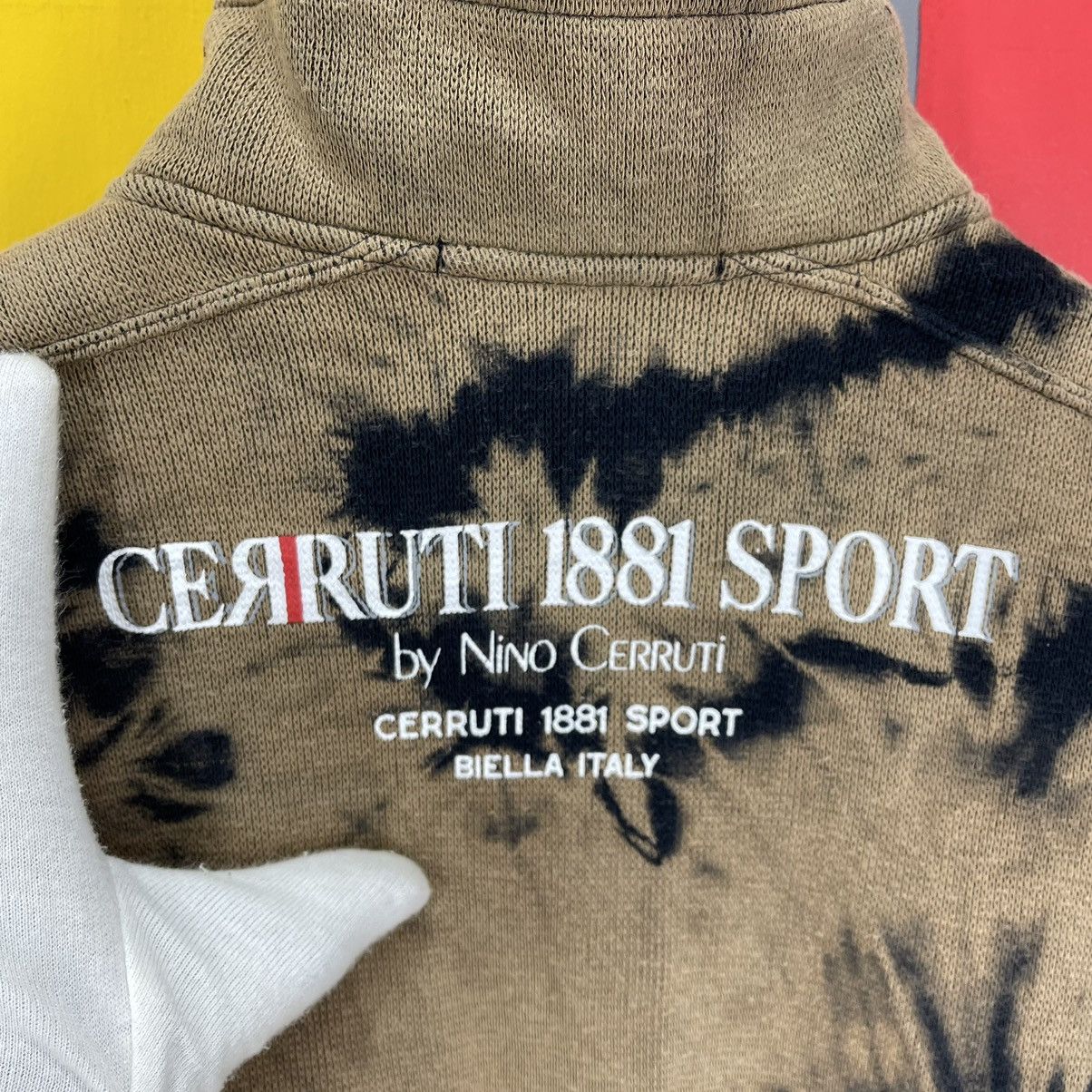 Cerruti 1881 90s Vintage CERRUTI 1881 Crop Sweatshirt Acid Wash #1276/AS Size S / US 4 / IT 40 - 11 Thumbnail