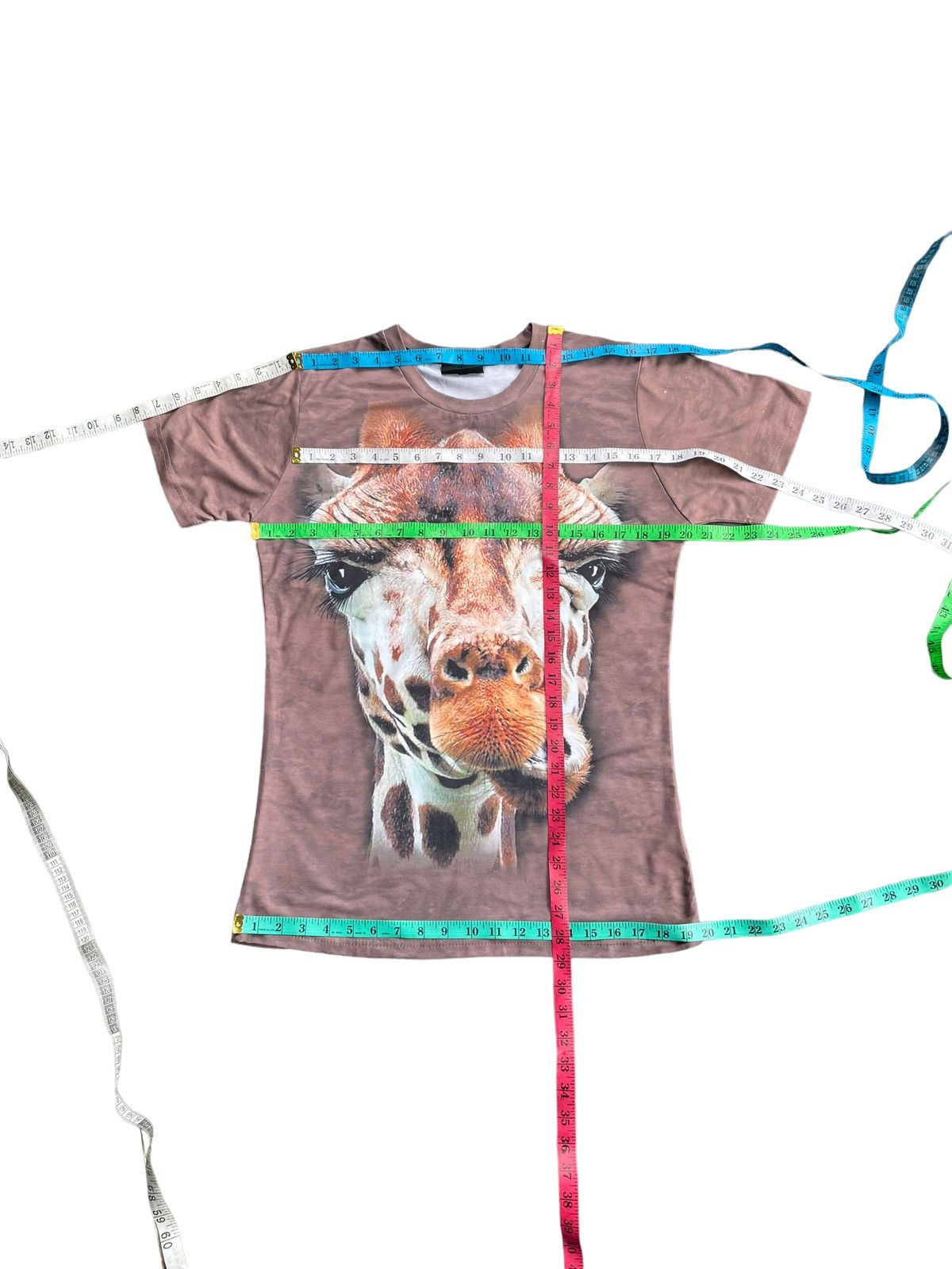Japanese Brand Glaenohy Ziraffe Overprint Tshirt Size M / US 6-8 / IT 42-44 - 11 Thumbnail
