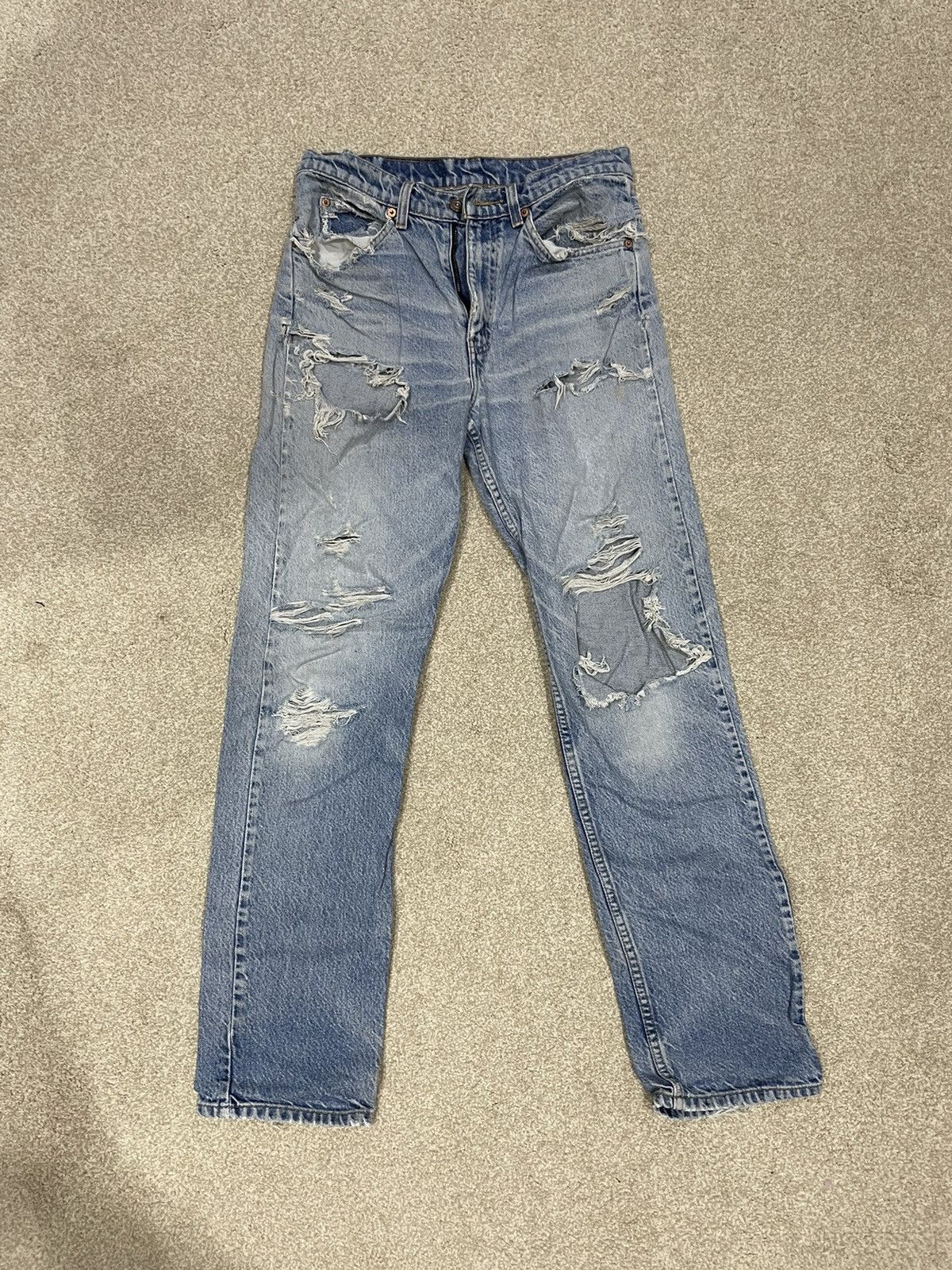 image of Levis Vintage 505 Levi Jeans in Blue, Men's (Size 31)