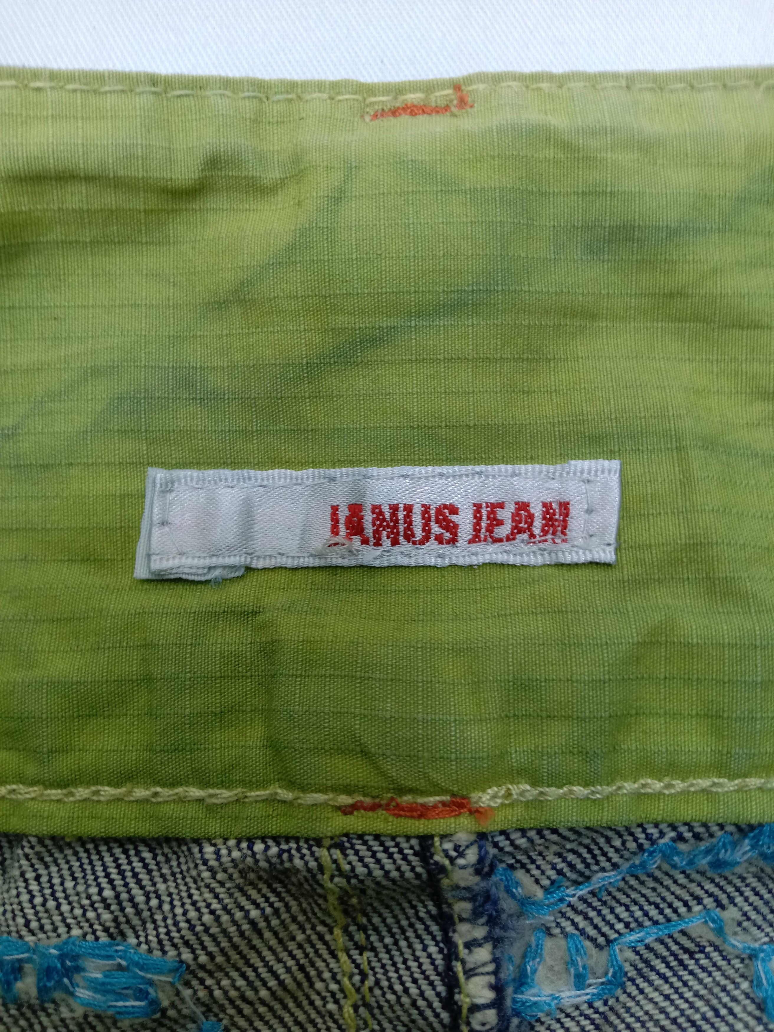 Japanese Brand Vintage Embroidered Jeans Japanese Art Denim Size 27" / US 4 / IT 40 - 13 Thumbnail