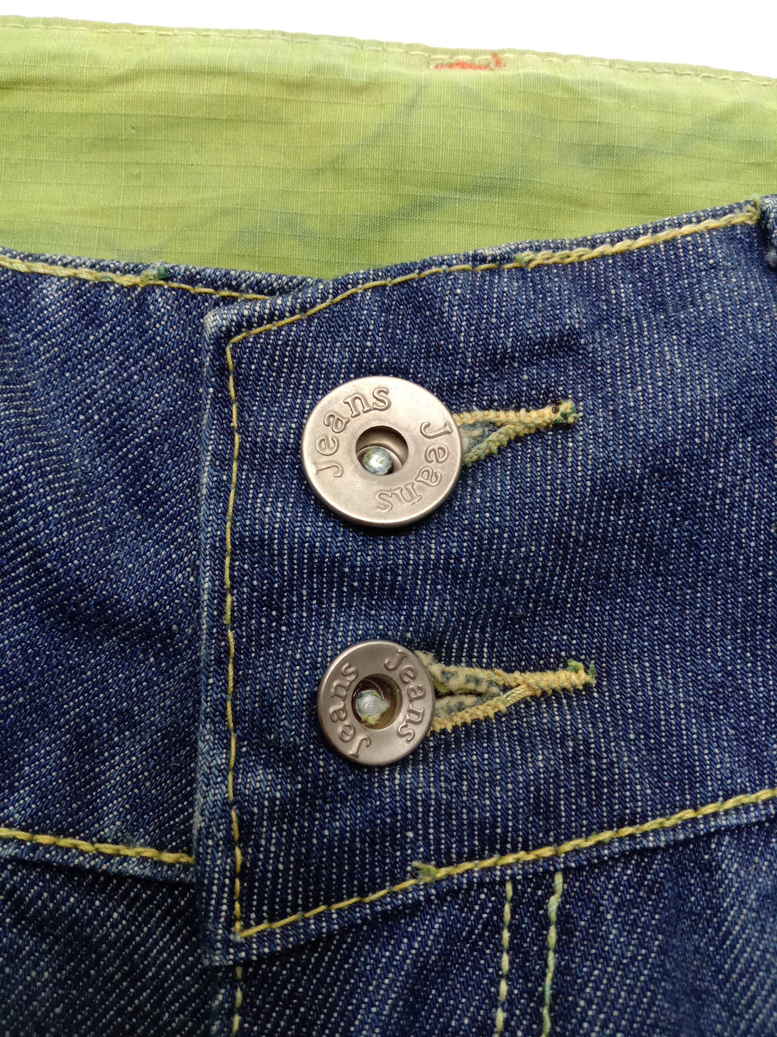 Japanese Brand Vintage Embroidered Jeans Japanese Art Denim Size 27" / US 4 / IT 40 - 9 Thumbnail