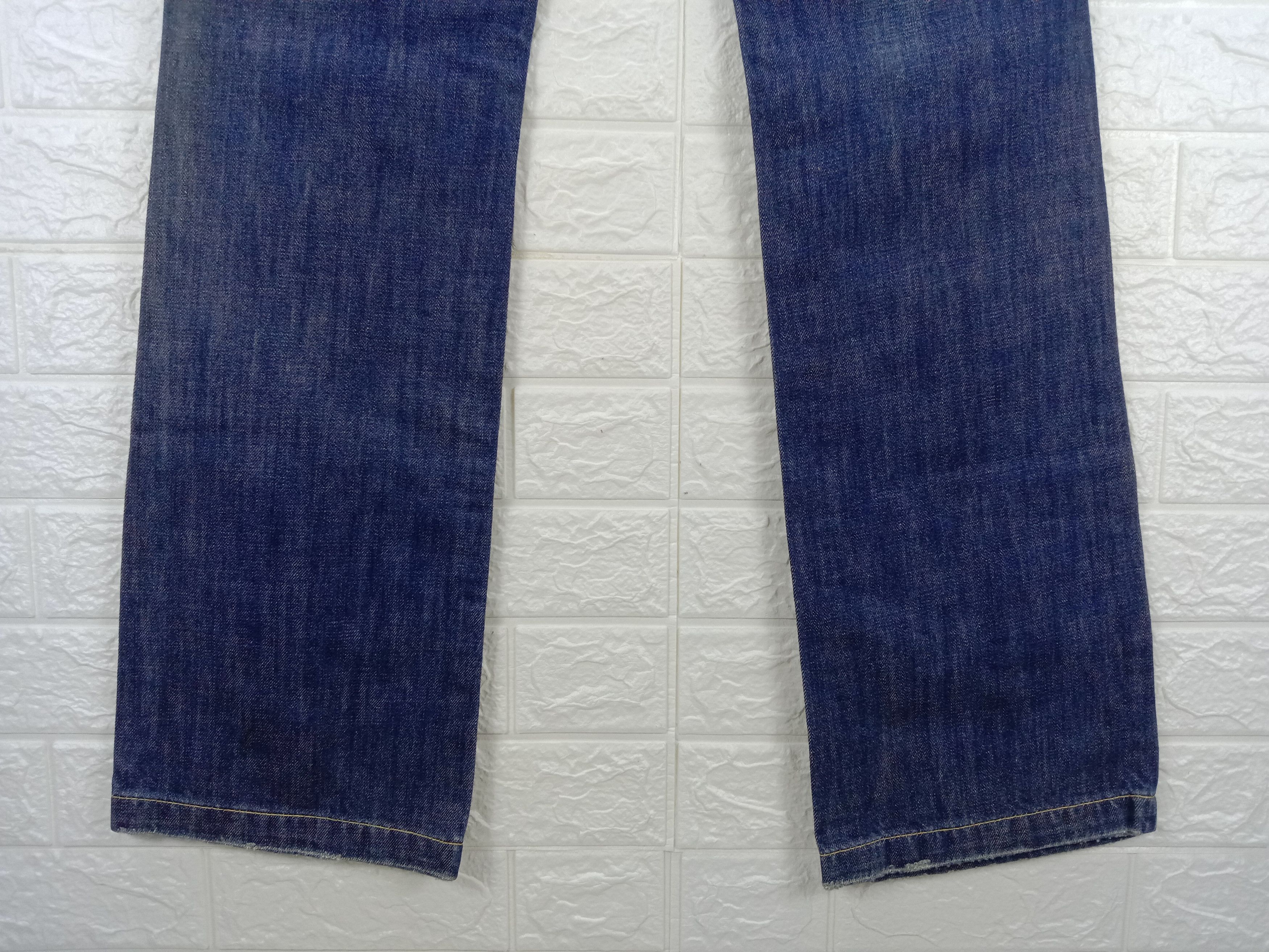 Japanese Brand Vintage Embroidered Jeans Japanese Art Denim Size 27" / US 4 / IT 40 - 4 Thumbnail