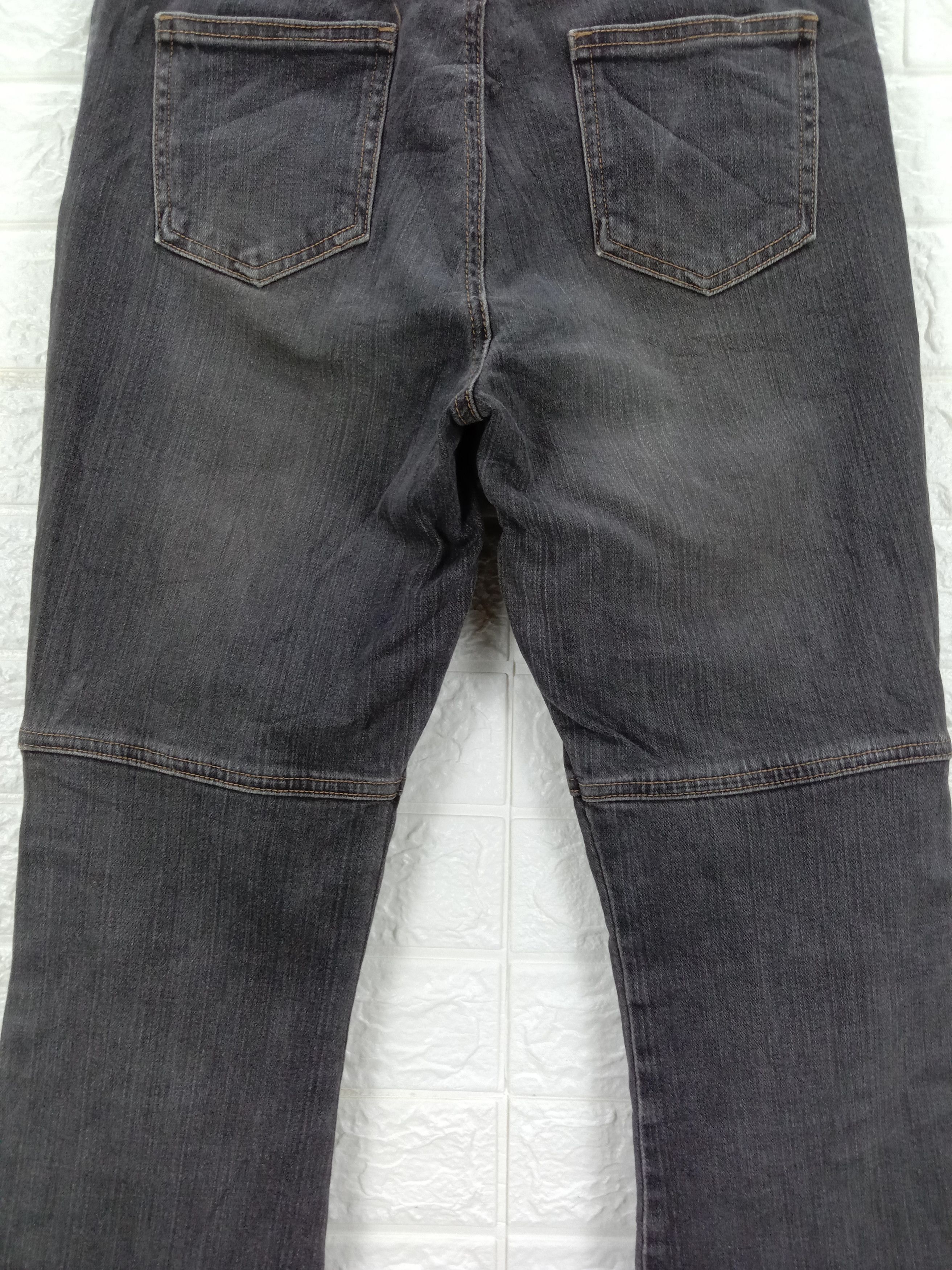 If Six Was Nine Flare Jeans Back Rush Faded Black Bell Bottom Denim Size 27" / US 4 / IT 40 - 10 Thumbnail