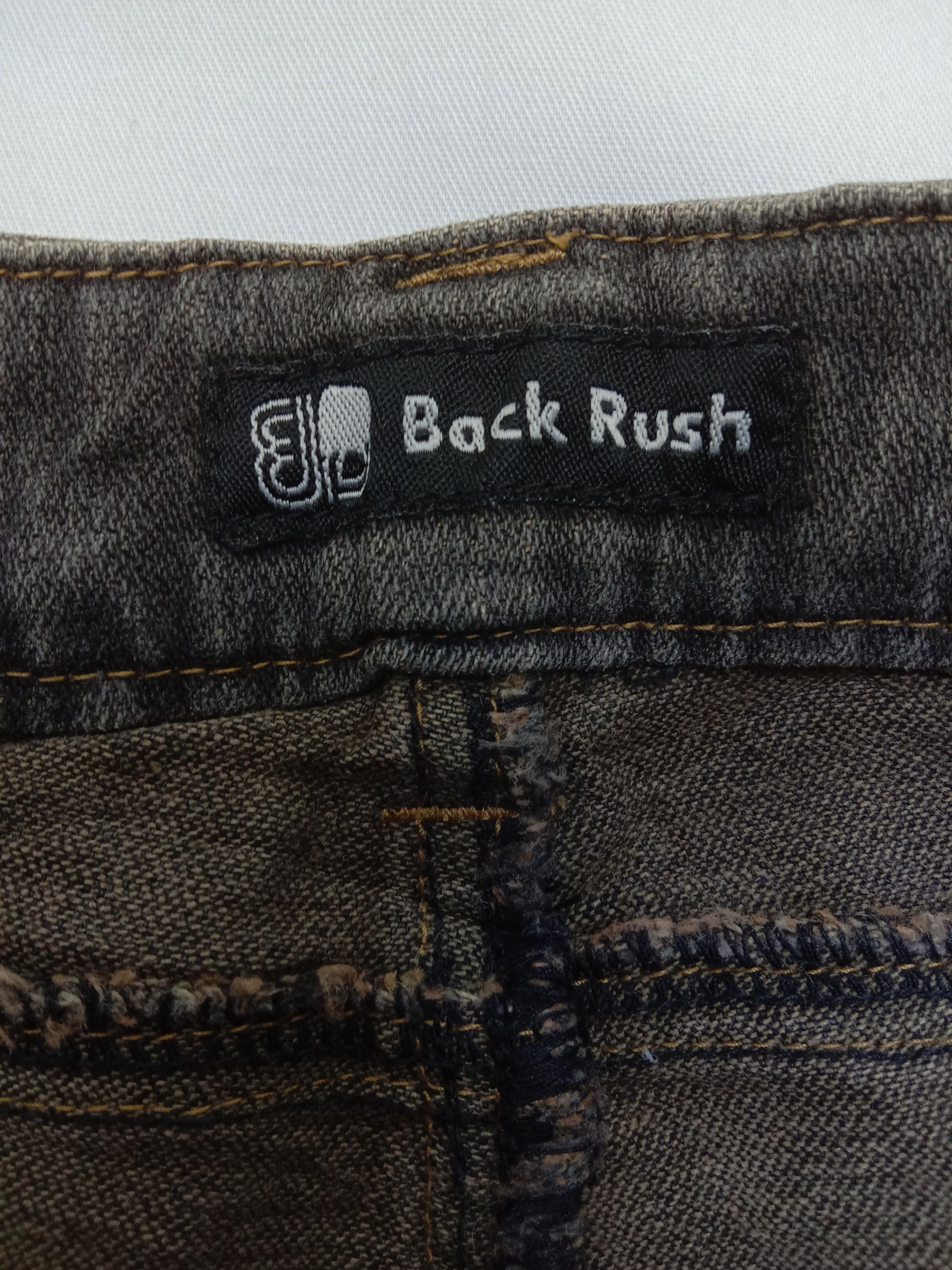 If Six Was Nine Flare Jeans Back Rush Faded Black Bell Bottom Denim Size 27" / US 4 / IT 40 - 18 Thumbnail