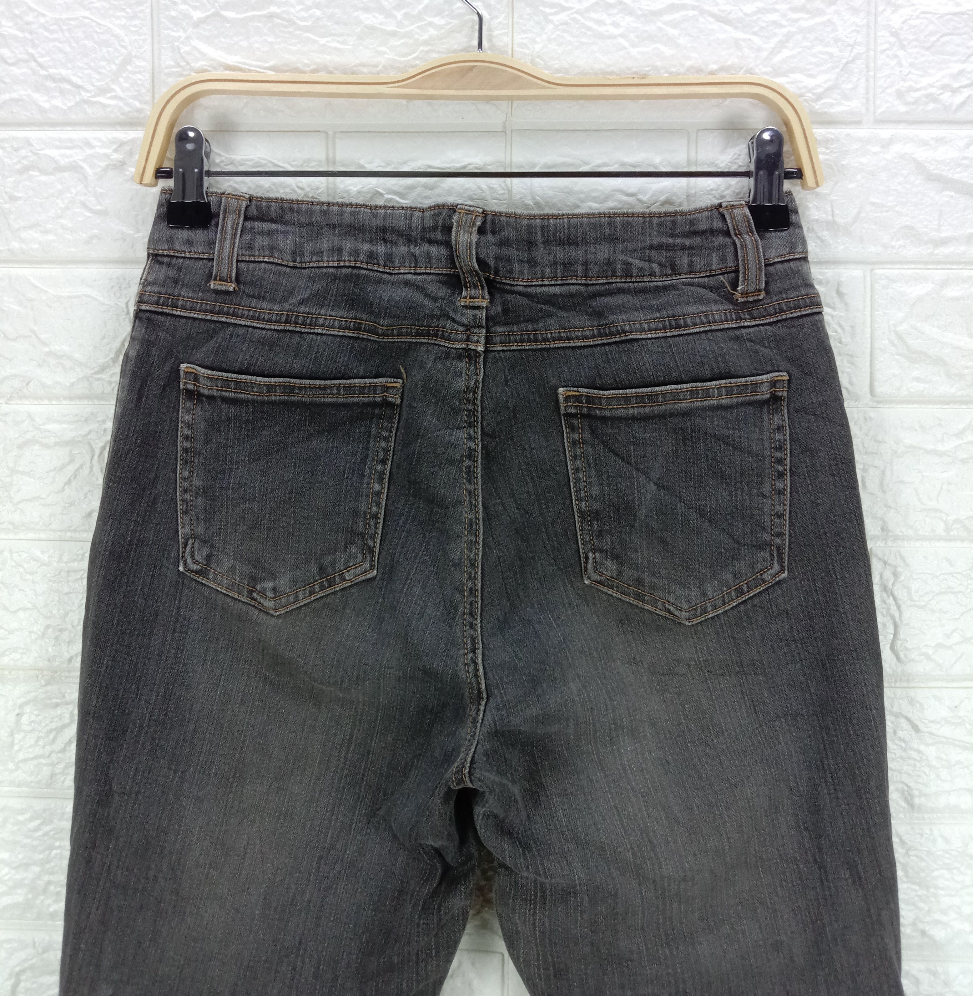 If Six Was Nine Flare Jeans Back Rush Faded Black Bell Bottom Denim Size 27" / US 4 / IT 40 - 9 Thumbnail
