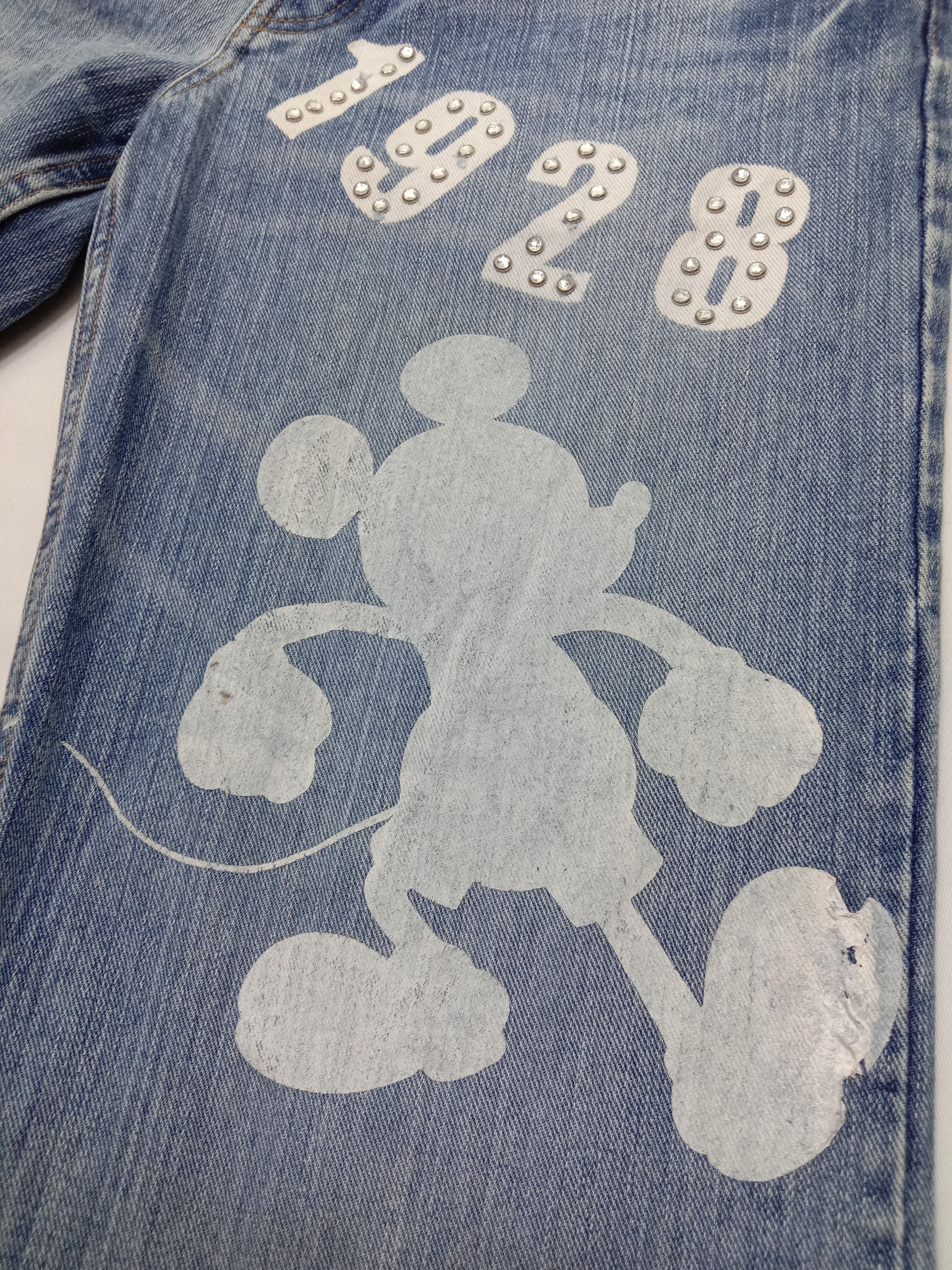 Mickey Mouse Vintage Mickey Mouse x Disney Jeans Size US 30 / EU 46 - 12 Thumbnail