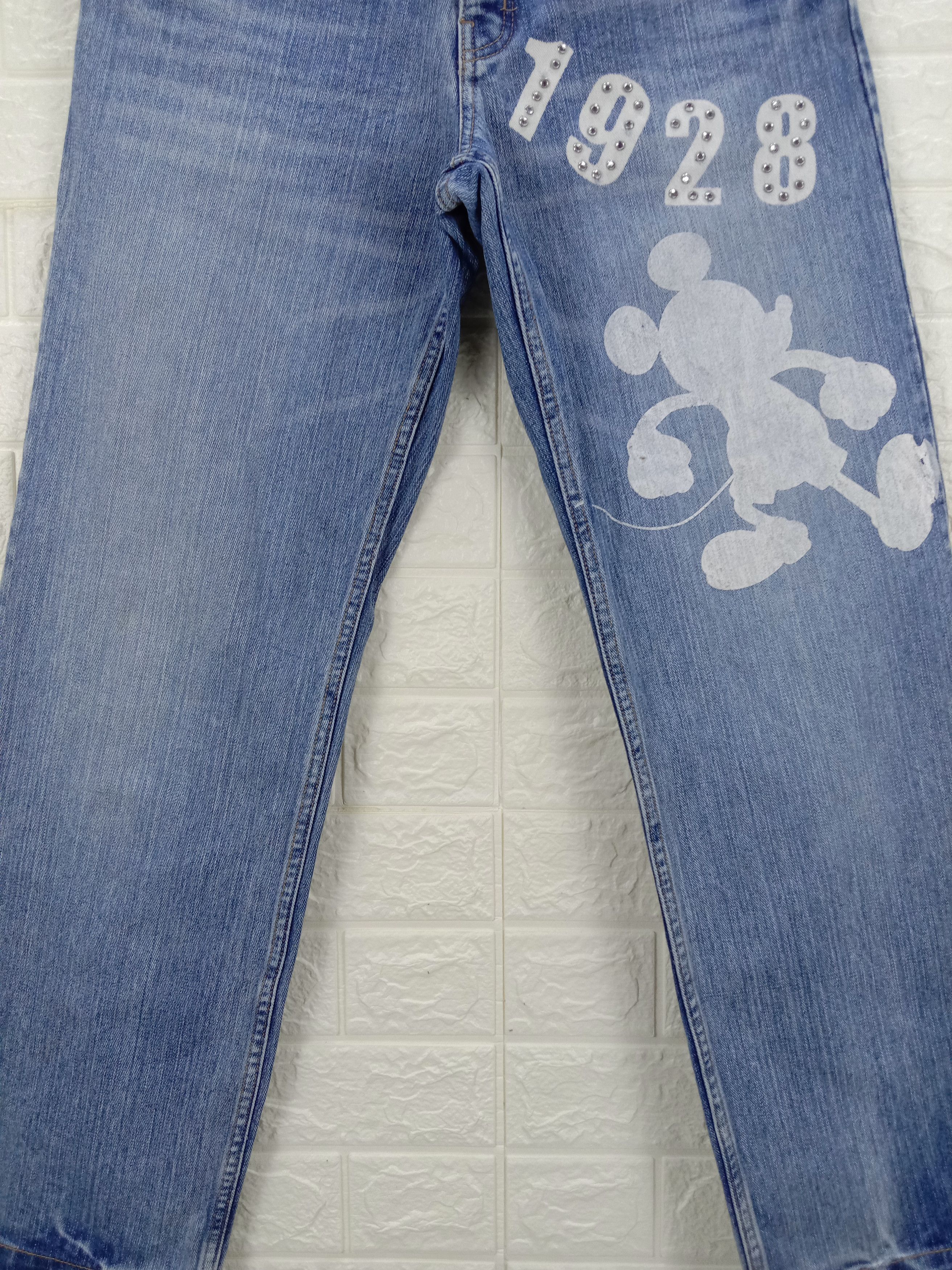 Mickey Mouse Vintage Mickey Mouse x Disney Jeans Size US 30 / EU 46 - 3 Thumbnail