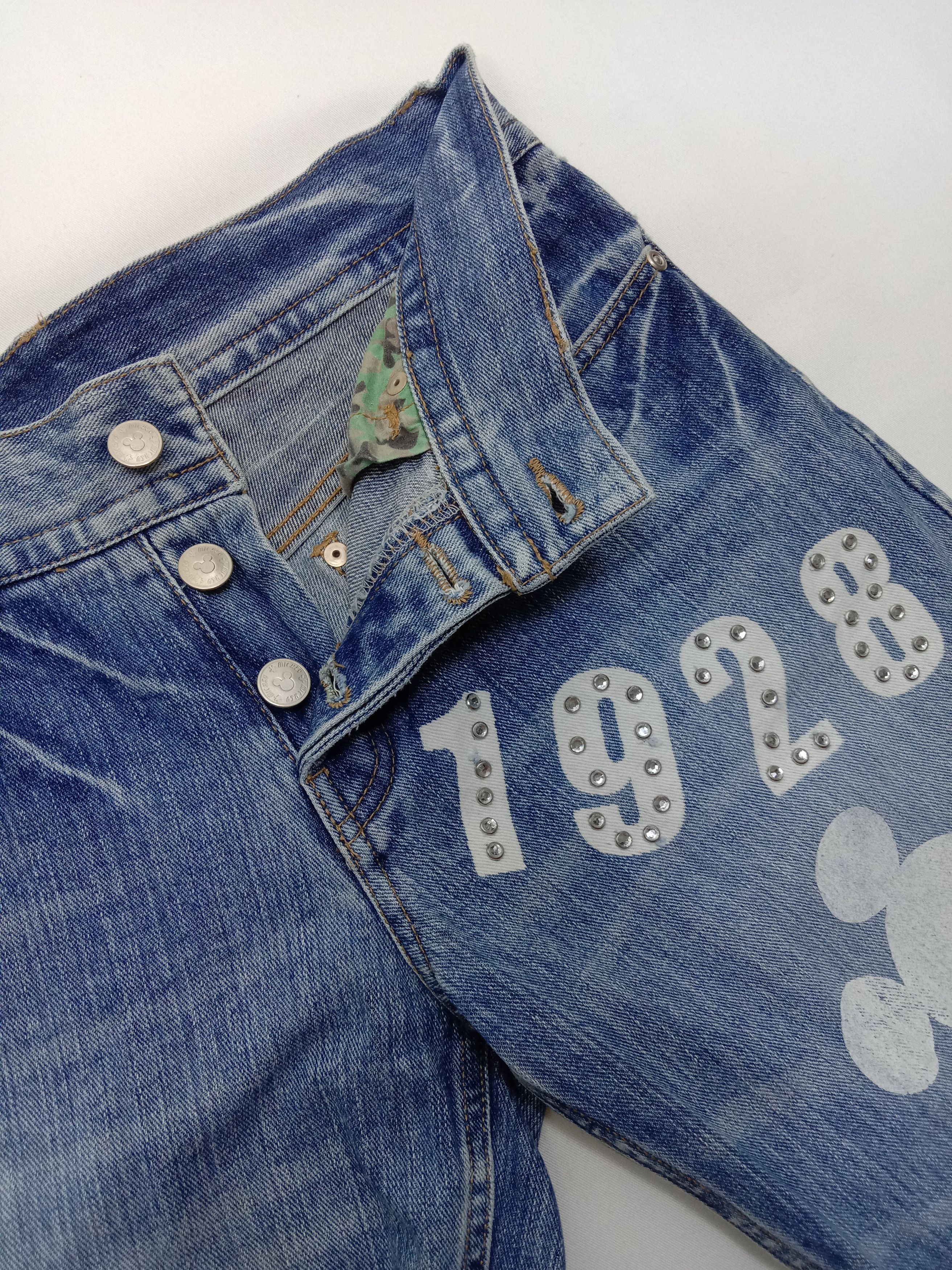 Mickey Mouse Vintage Mickey Mouse x Disney Jeans Size US 30 / EU 46 - 9 Thumbnail