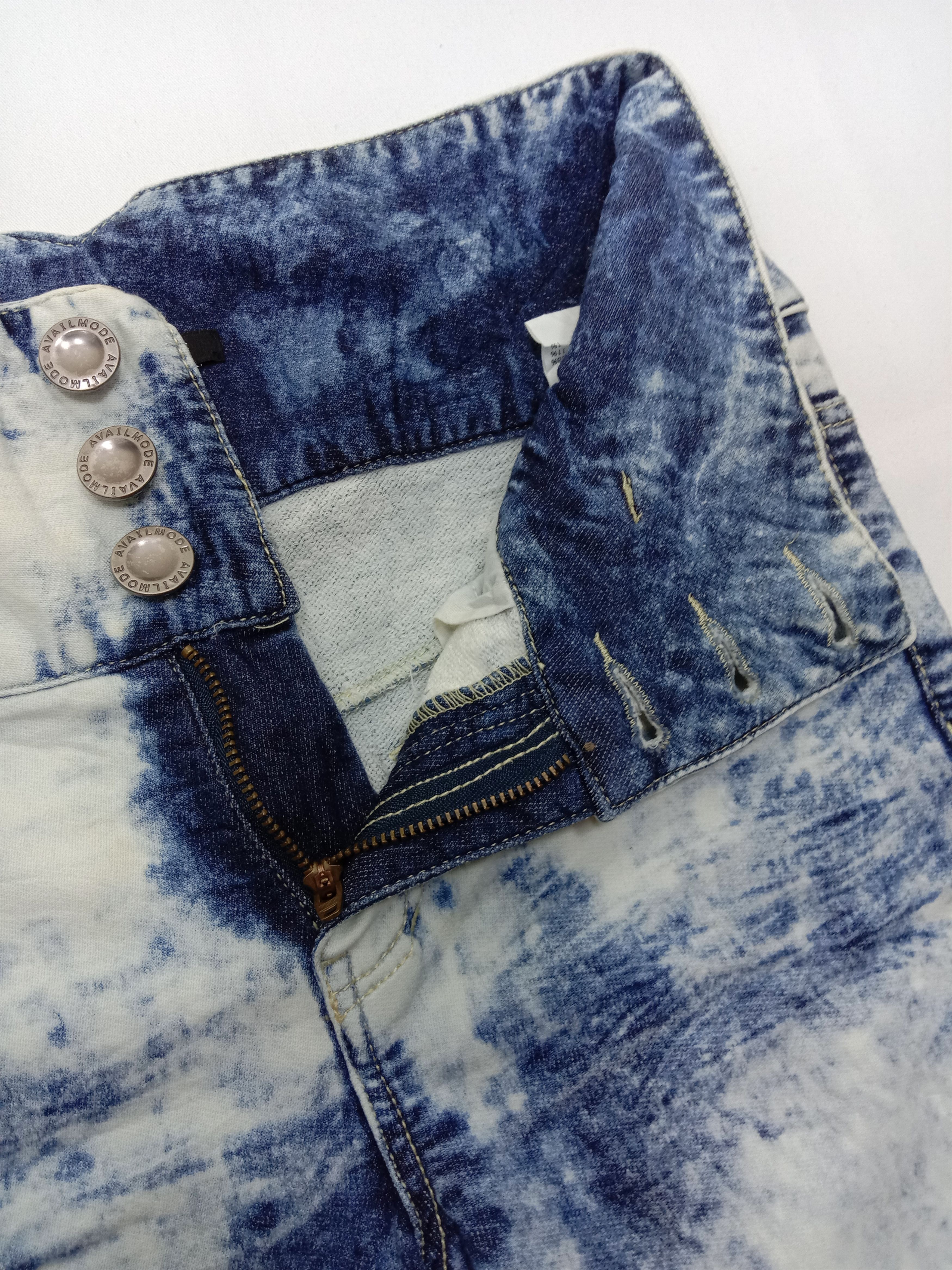 Beauty Beast Vintage Japanese Avail Mode Bleach Jeans Size 27" / US 4 / IT 40 - 9 Thumbnail