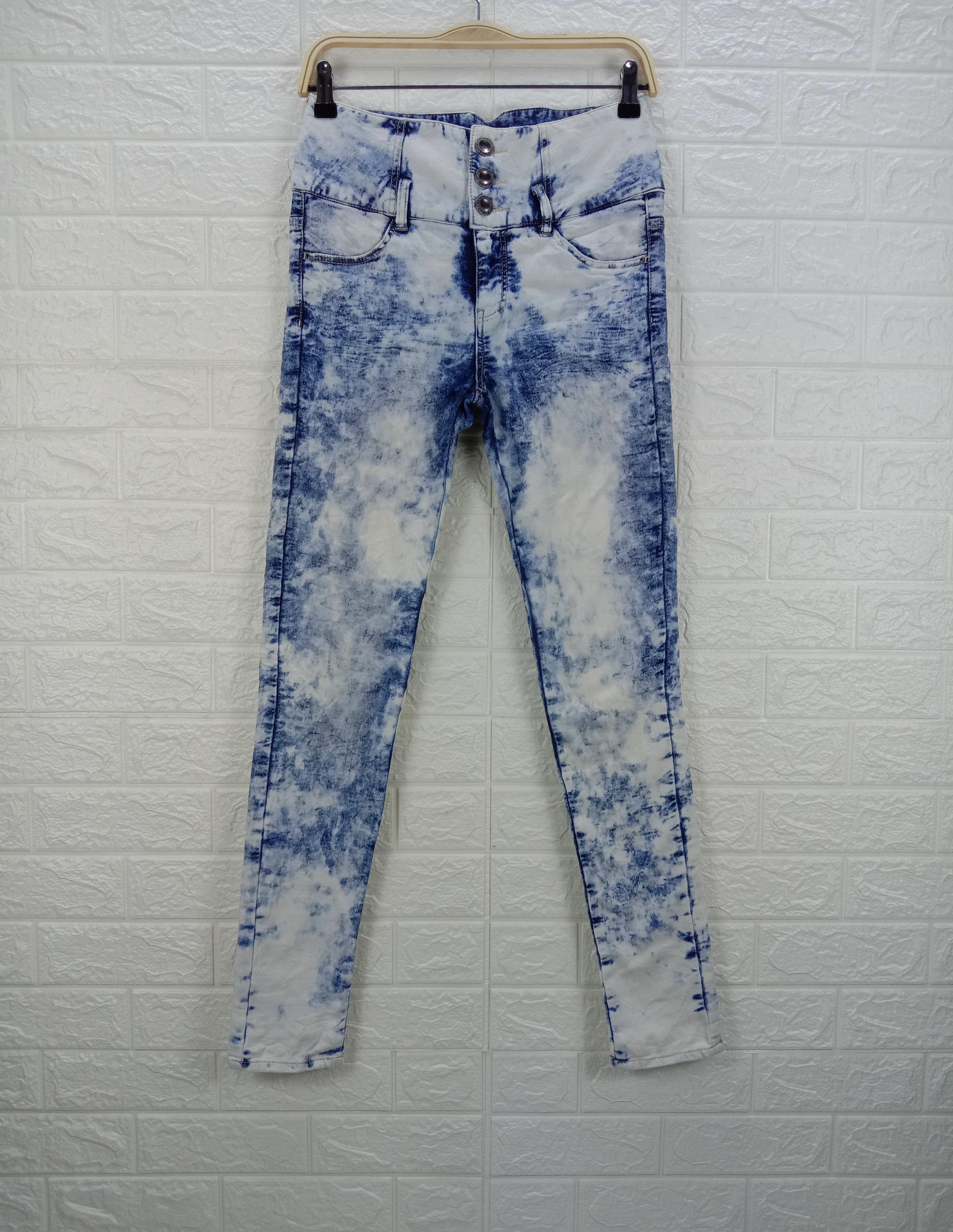Beauty Beast Vintage Japanese Avail Mode Bleach Jeans Size 27" / US 4 / IT 40 - 1 Thumbnail