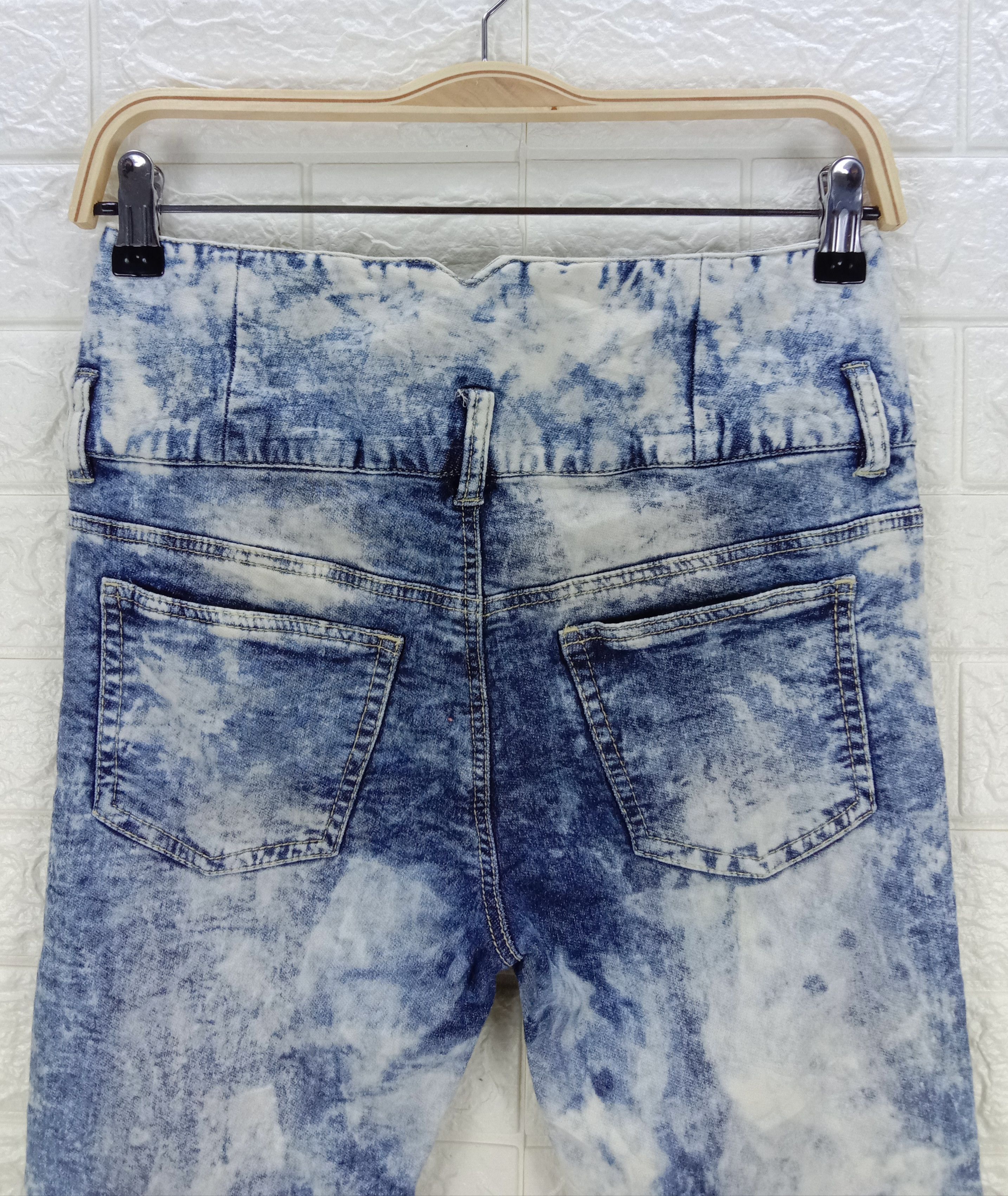 Beauty Beast Vintage Japanese Avail Mode Bleach Jeans Size 27" / US 4 / IT 40 - 6 Thumbnail