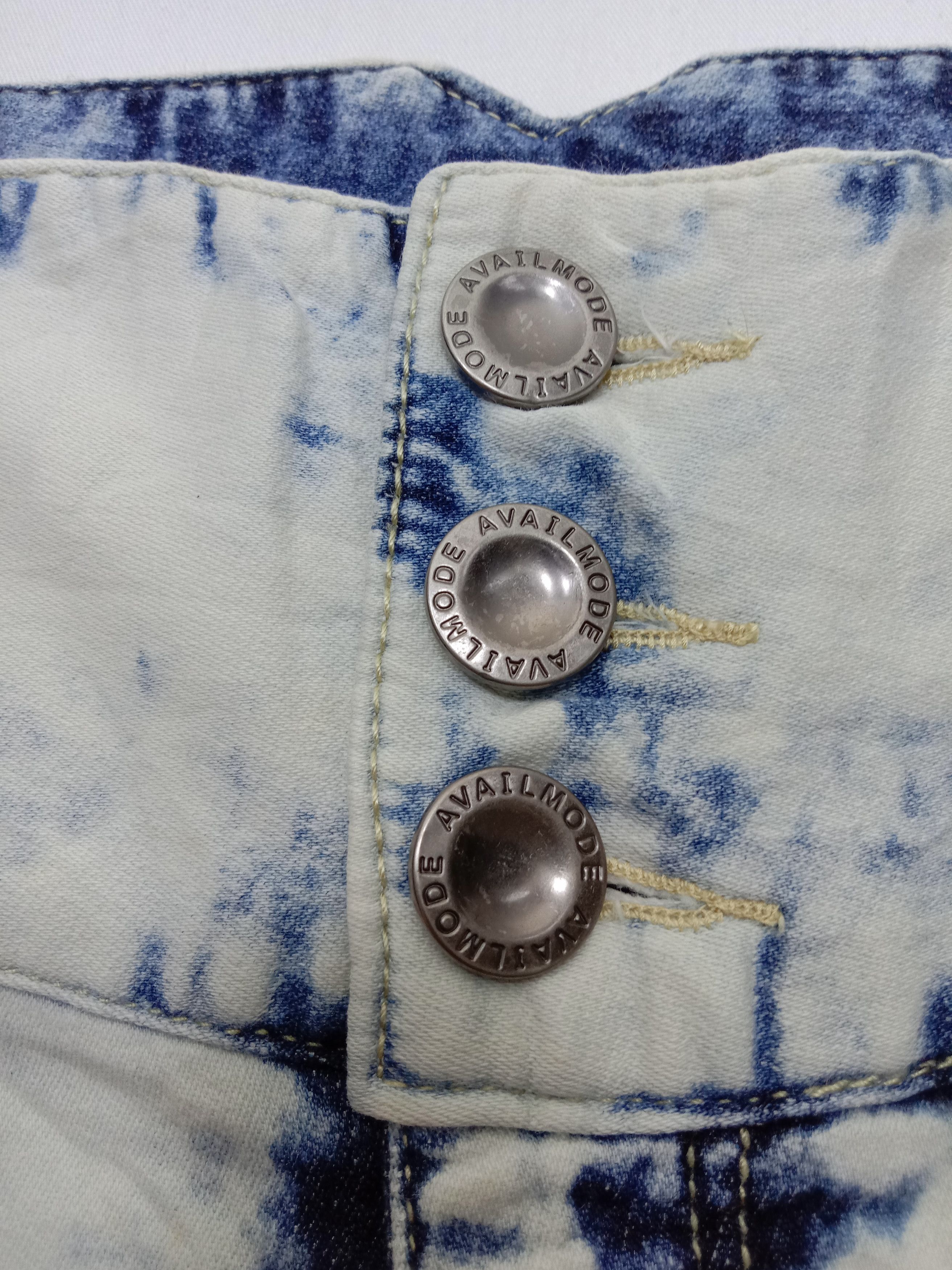 Beauty Beast Vintage Japanese Avail Mode Bleach Jeans Size 27" / US 4 / IT 40 - 10 Thumbnail