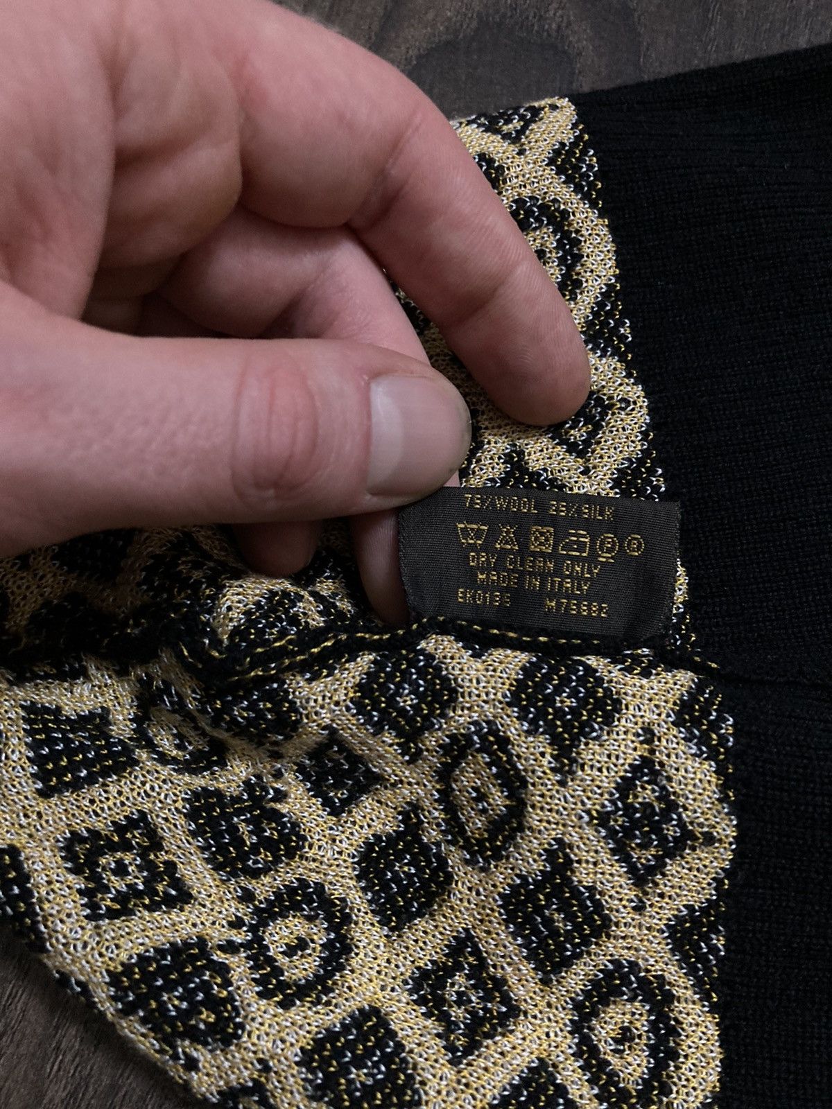 Louis Vuitton 800$ Louis Vuitton Monogram Knit Wool Silk Beanie Hat Size ONE SIZE - 3 Thumbnail