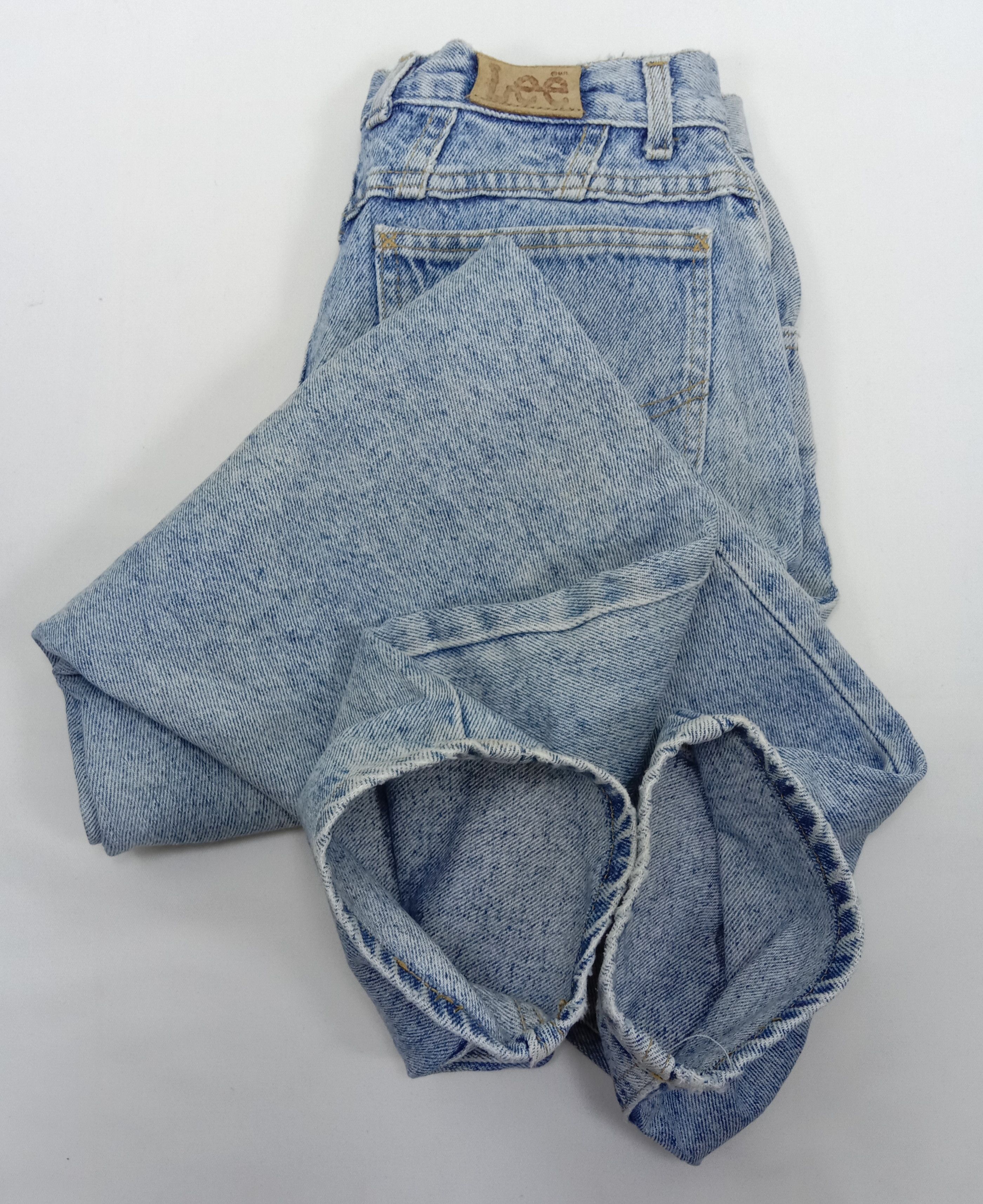 Lee Vintage 90s Lee Light Wash Mom Fit Jeans Size 28" / US 6 / IT 42 - 15 Thumbnail