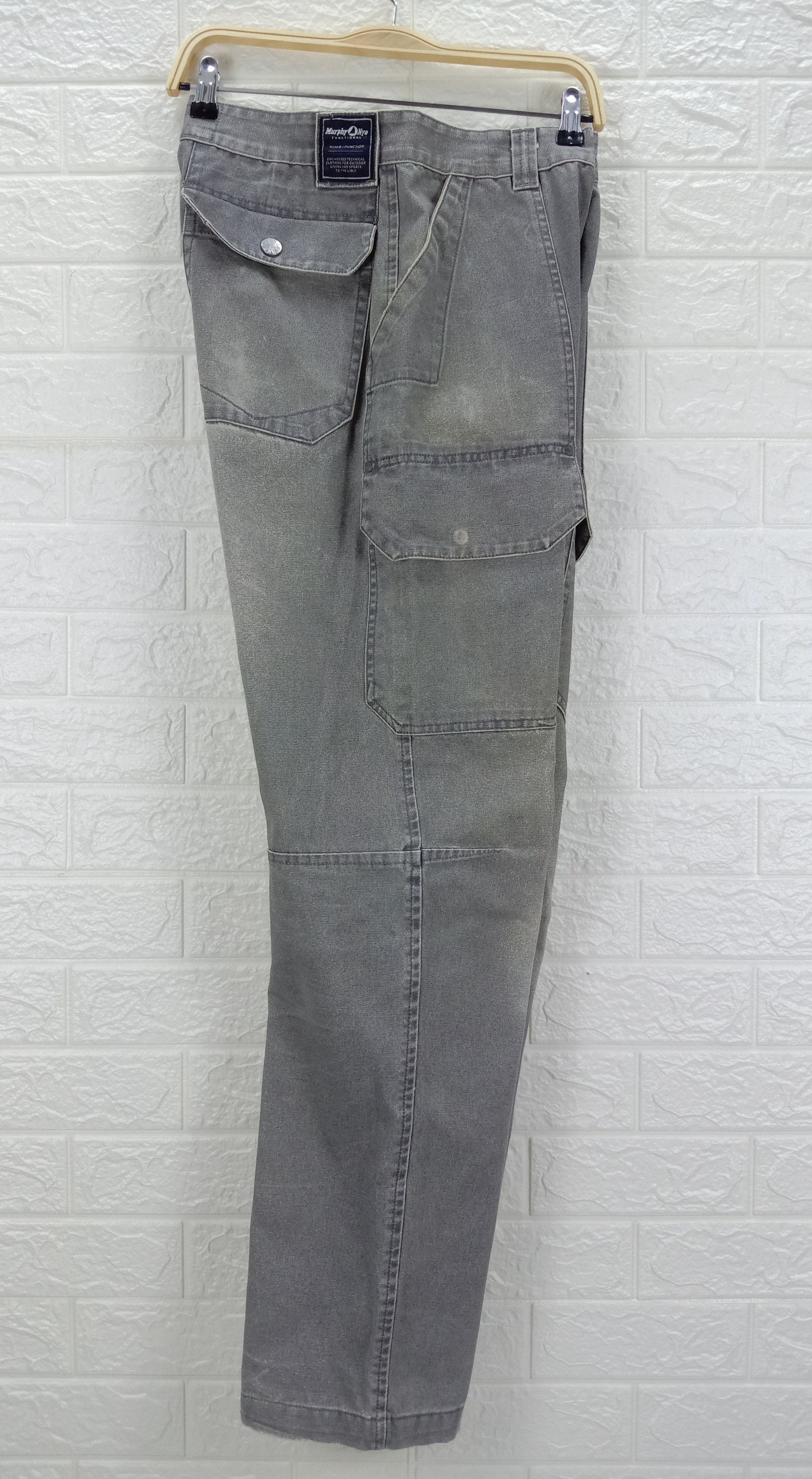 Japanese Brand Baggy Pants Japanese Utility Tactical Cargo Pants Size US 31 - 10 Thumbnail
