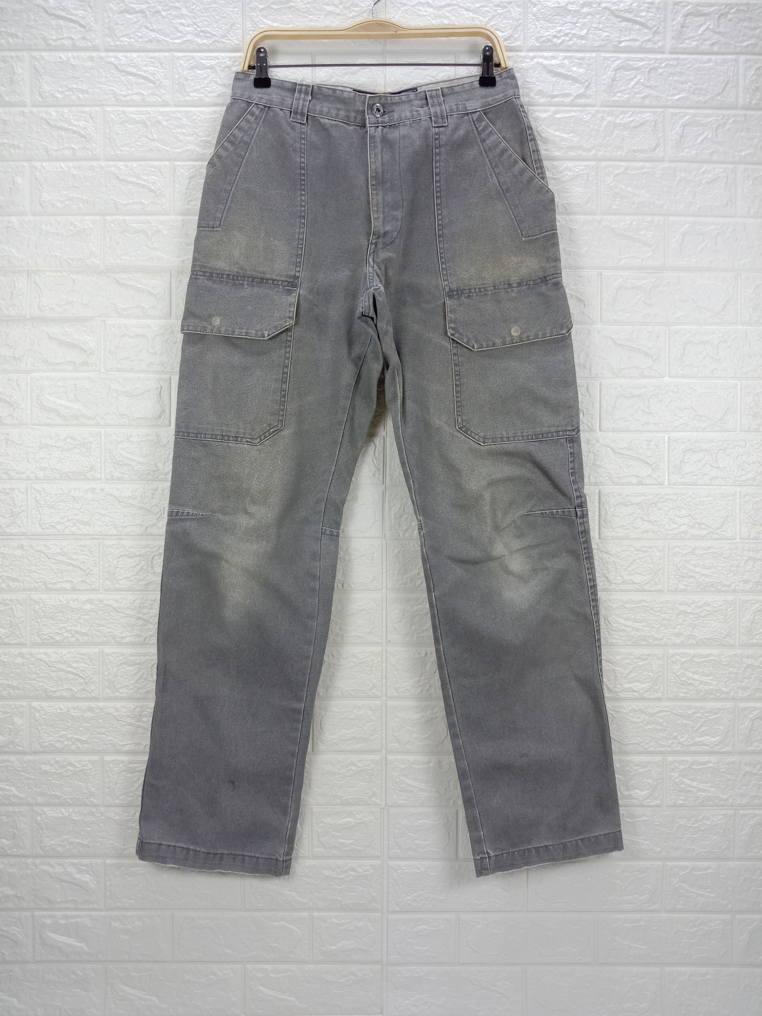 Japanese Brand Baggy Pants Japanese Utility Tactical Cargo Pants Size US 31 - 1 Thumbnail