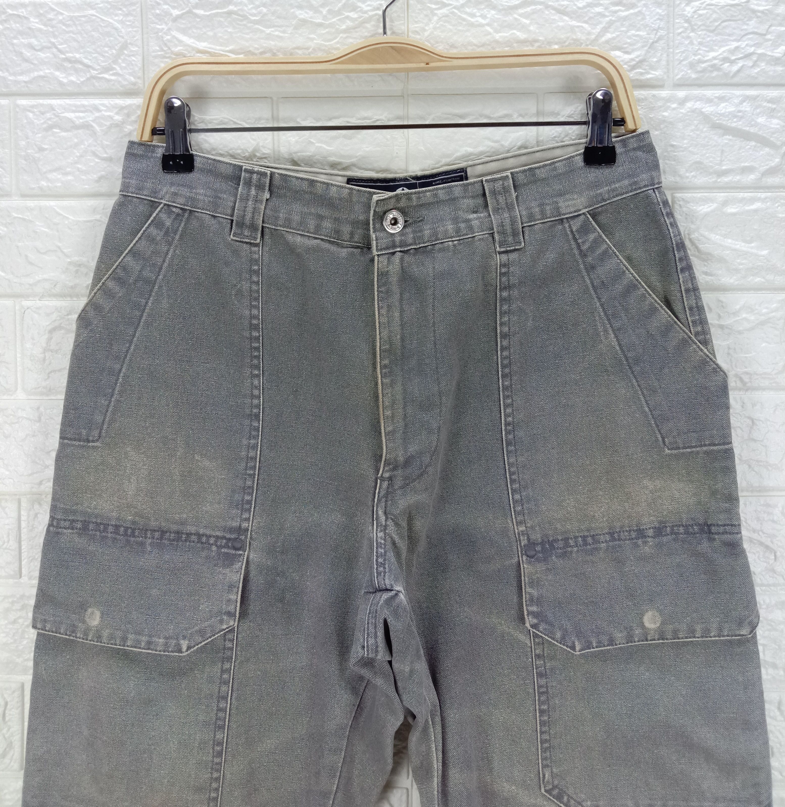 Japanese Brand Baggy Pants Japanese Utility Tactical Cargo Pants Size US 31 - 2 Thumbnail
