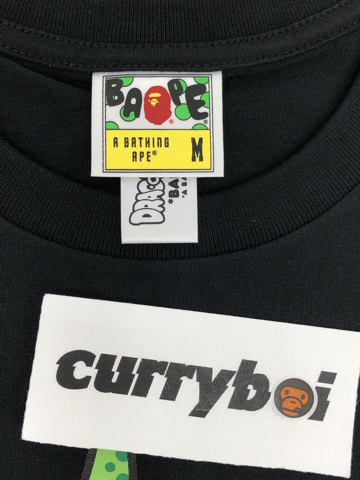 Bape BAPE x Dragon Ball Z Baby Milo Mr Satan & Cell Tee Black Size US M / EU 48-50 / 2 - 6 Thumbnail