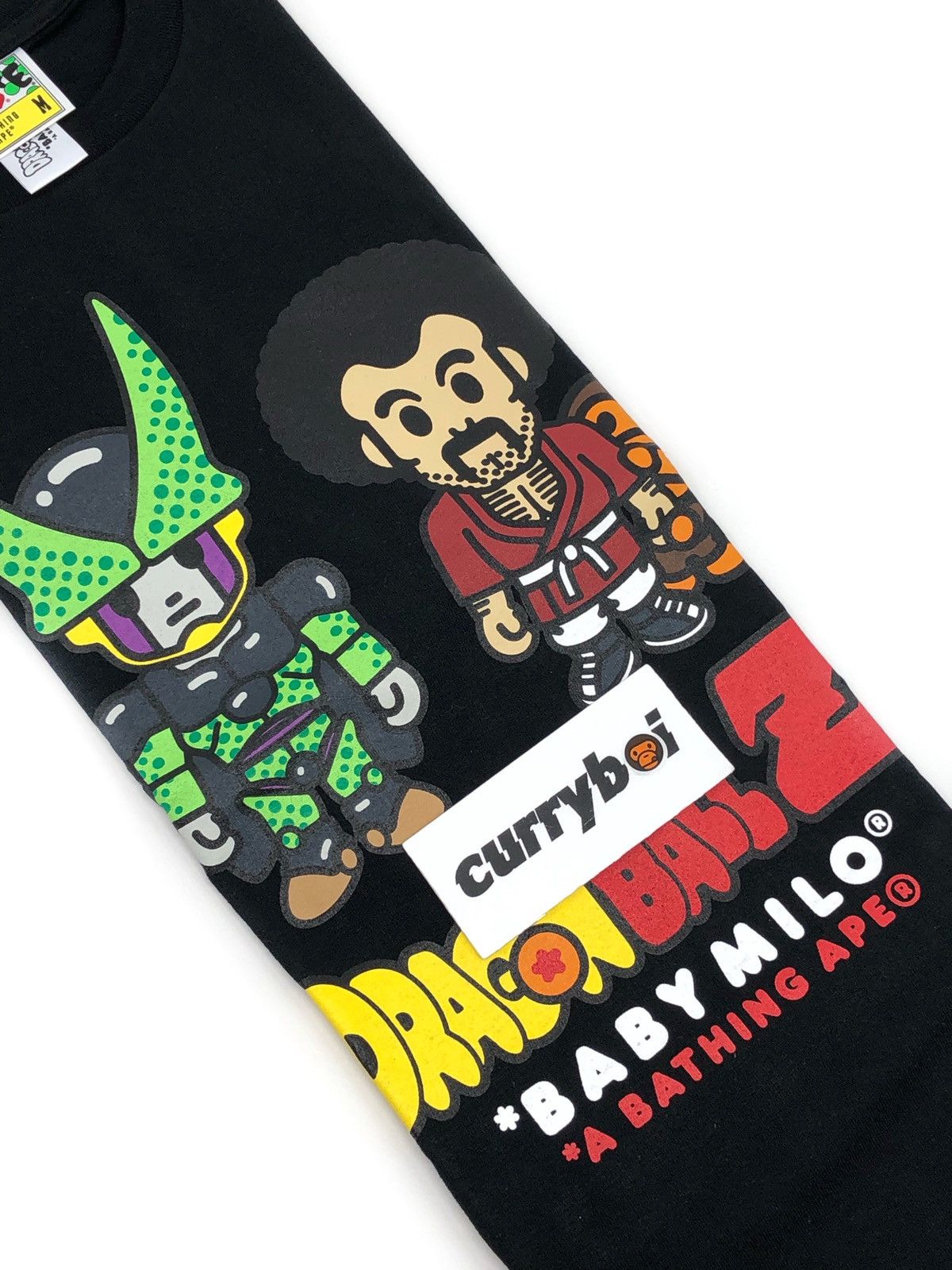 Bape BAPE x Dragon Ball Z Baby Milo Mr Satan & Cell Tee Black Size US M / EU 48-50 / 2 - 5 Thumbnail