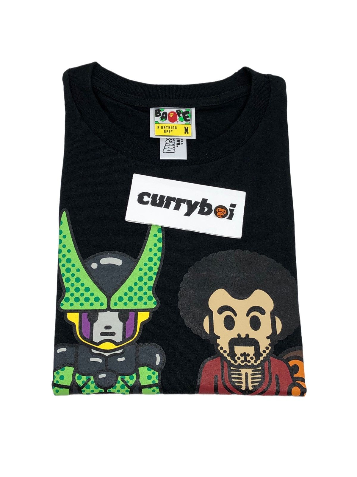 Bape BAPE x Dragon Ball Z Baby Milo Mr Satan & Cell Tee Black Size US M / EU 48-50 / 2 - 4 Thumbnail