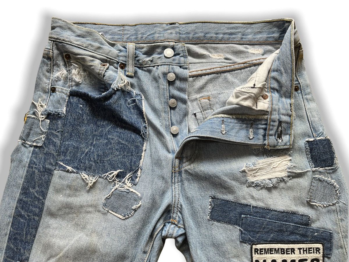 Levi's VINTAGE DISTRESSED LEVI'S 501 PATCHWORKS SHORTS Size US 30 / EU 46 - 6 Thumbnail