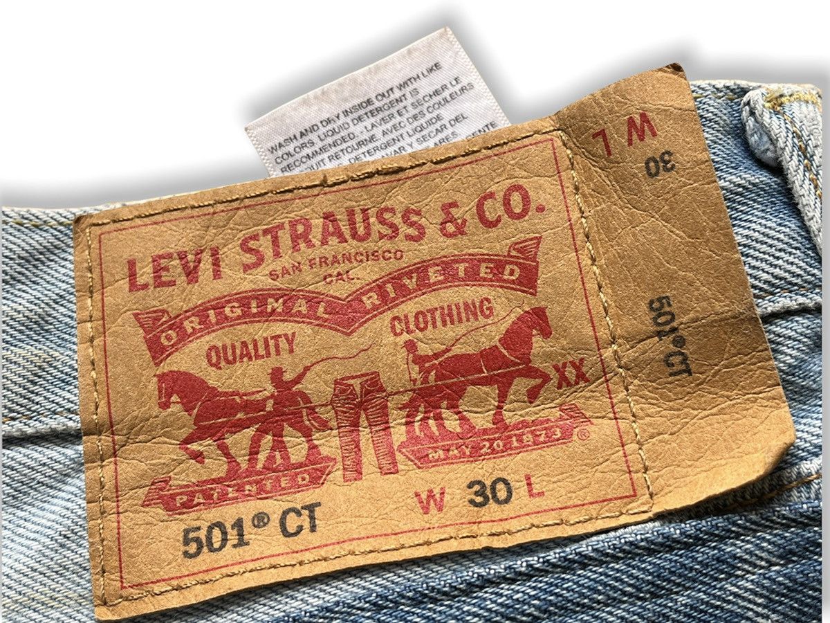 Levi's VINTAGE DISTRESSED LEVI'S 501 PATCHWORKS SHORTS Size US 30 / EU 46 - 8 Thumbnail