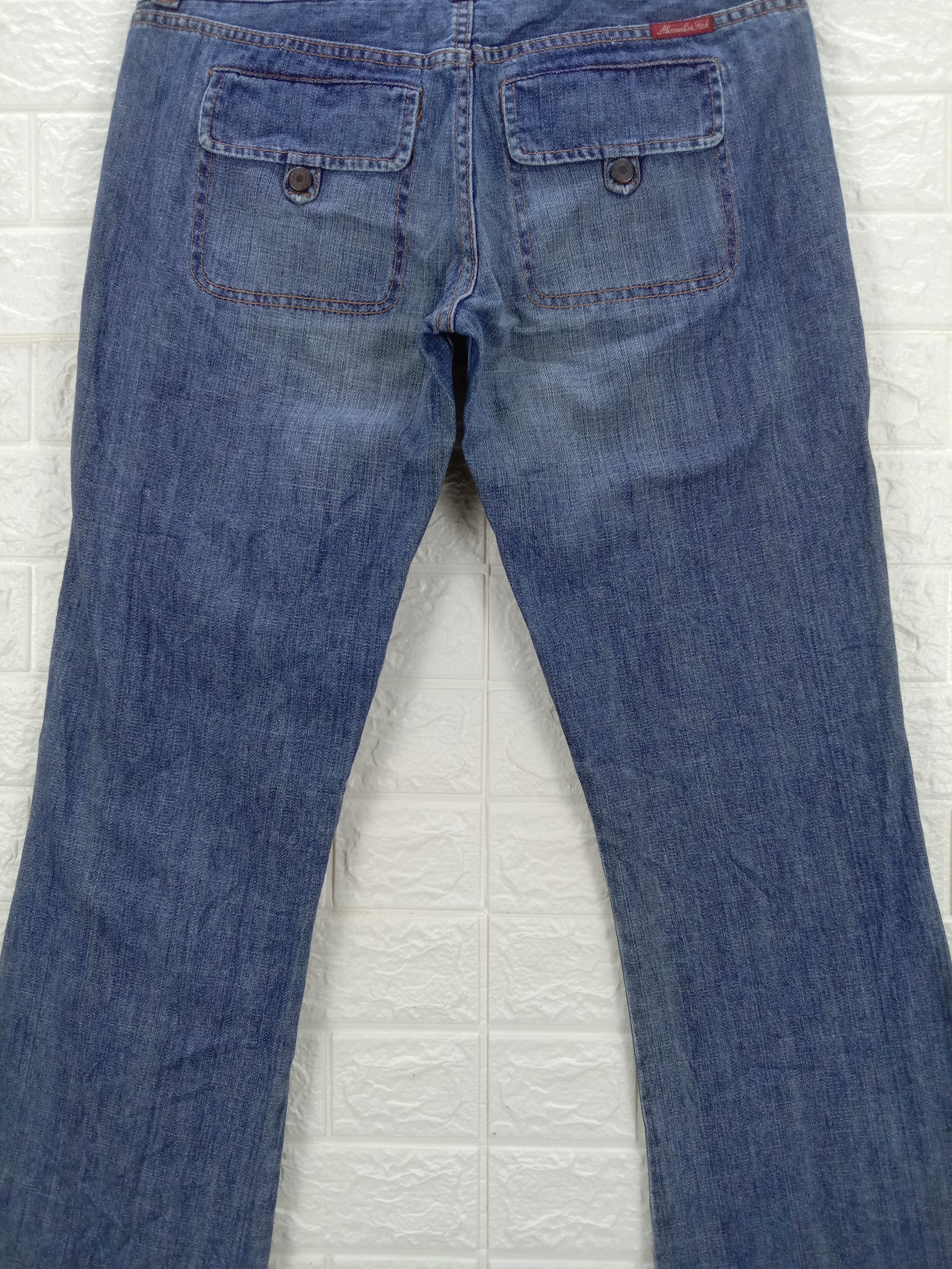 Abercrombie & Fitch Vintage Abercrombie Bush Bell Bottom Flare Jeans Size 31" - 7 Thumbnail
