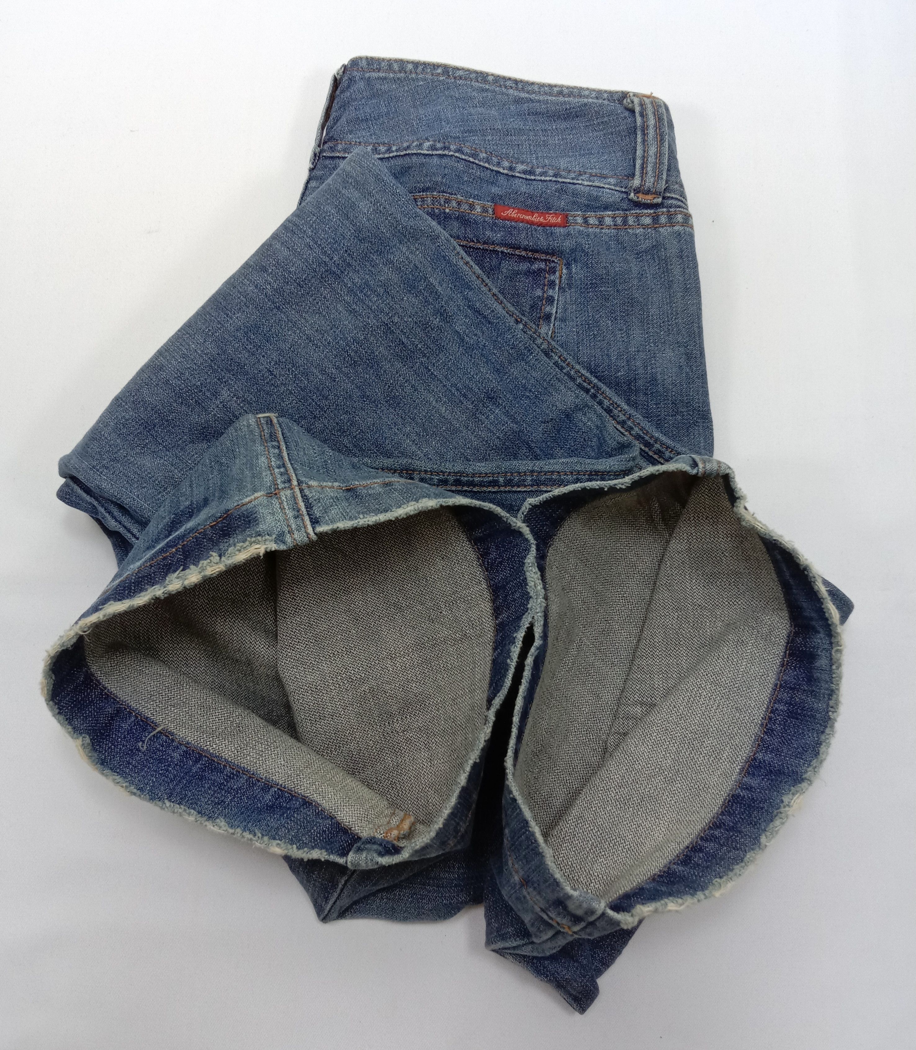 Abercrombie & Fitch Vintage Abercrombie Bush Bell Bottom Flare Jeans Size 31" - 13 Thumbnail