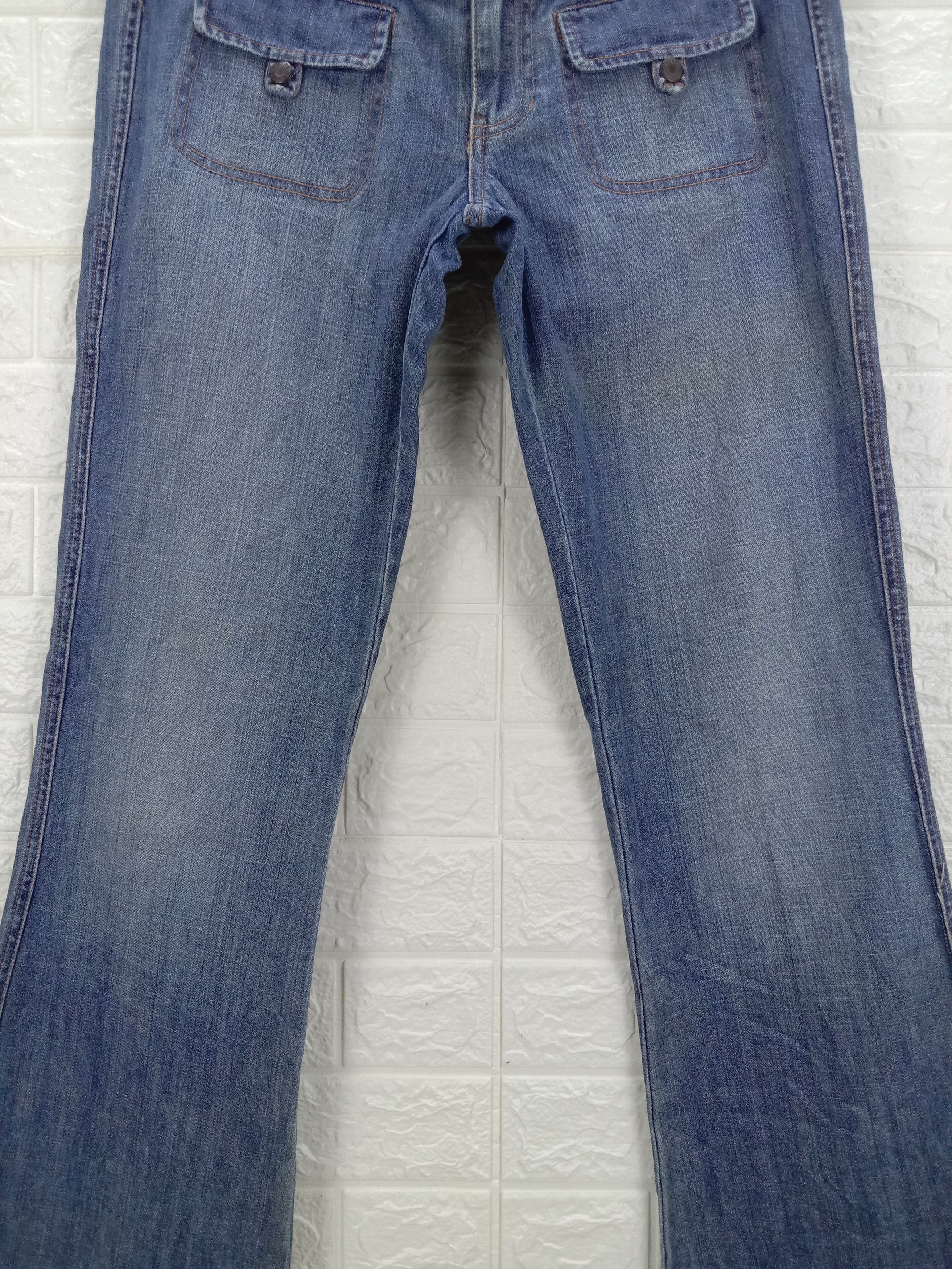 Abercrombie & Fitch Vintage Abercrombie Bush Bell Bottom Flare Jeans Size 31" - 3 Thumbnail