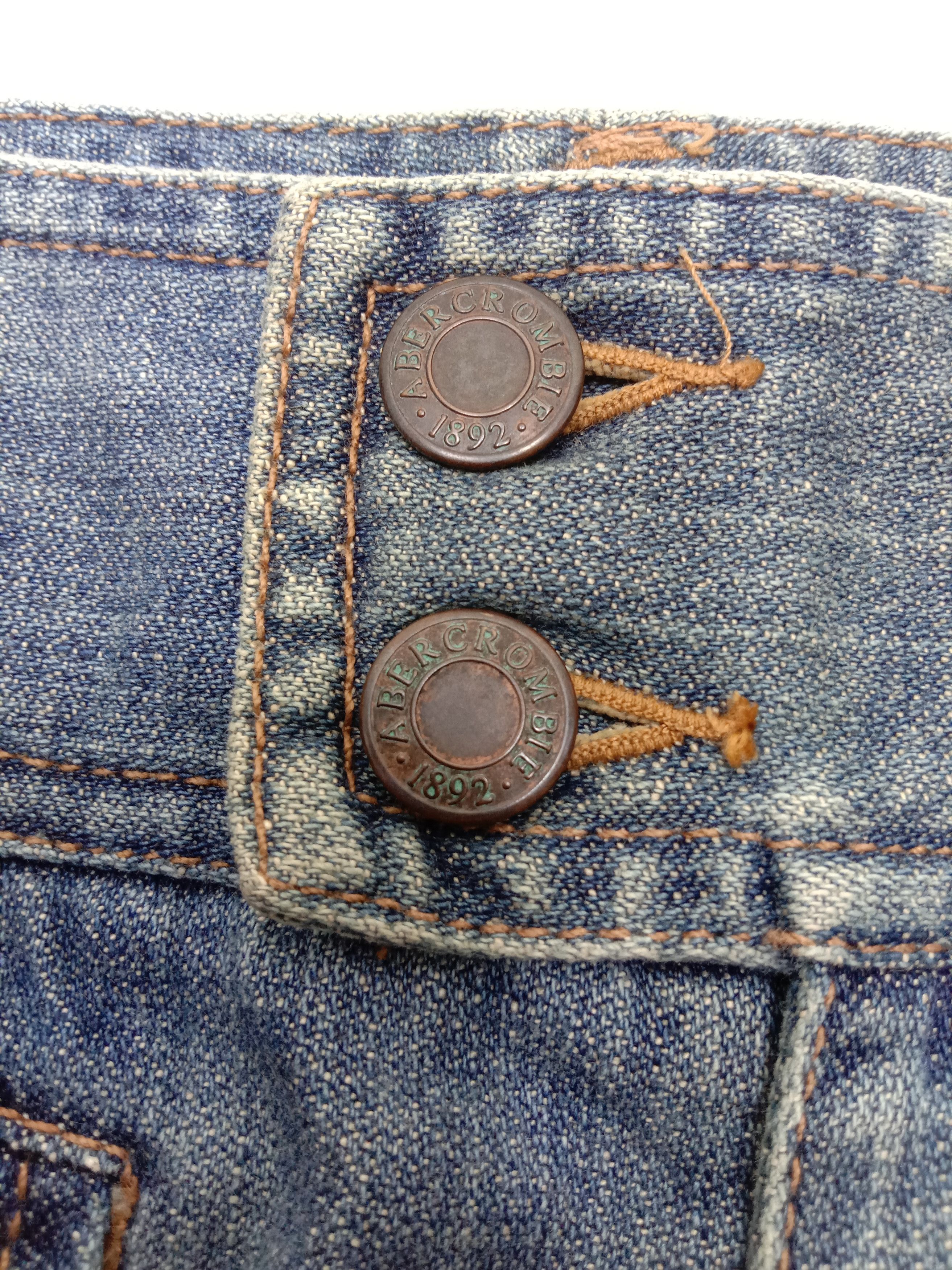 Abercrombie & Fitch Vintage Abercrombie Bush Bell Bottom Flare Jeans Size 31" - 10 Thumbnail