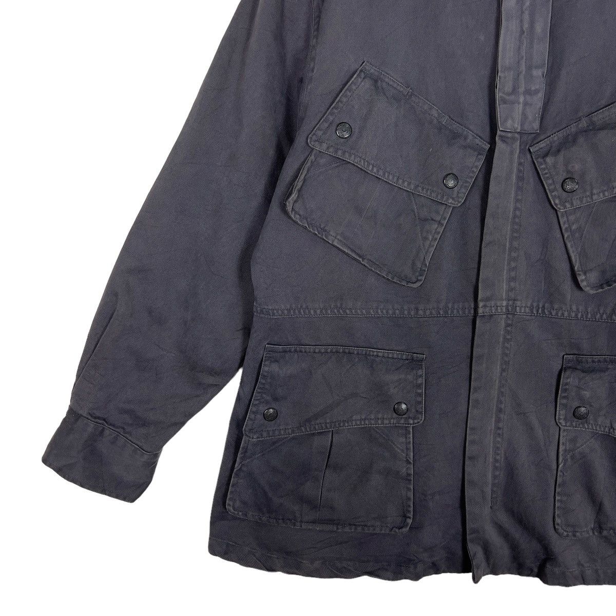 Japanese Brand 🔥 SLANK POCKET FIELD MILITARY STYLE JACKET Size US M / EU 48-50 / 2 - 3 Thumbnail