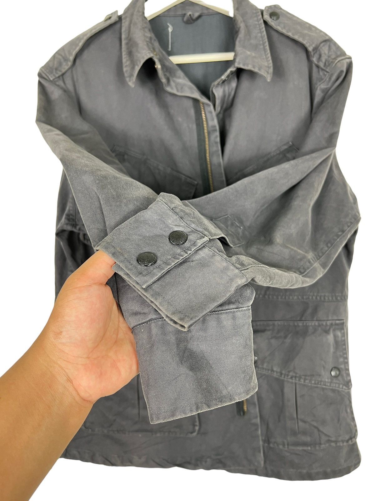 Japanese Brand 🔥 SLANK POCKET FIELD MILITARY STYLE JACKET Size US M / EU 48-50 / 2 - 8 Thumbnail