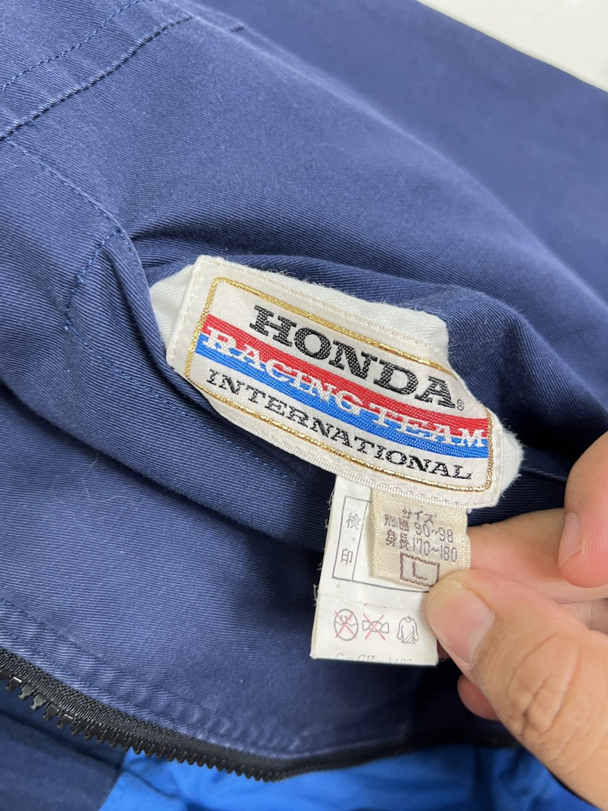 Honda 🔥 VINTAGE 80s HONDA RACING TEAM BOMBER JACKET Size US L / EU 52-54 / 3 - 17 Thumbnail