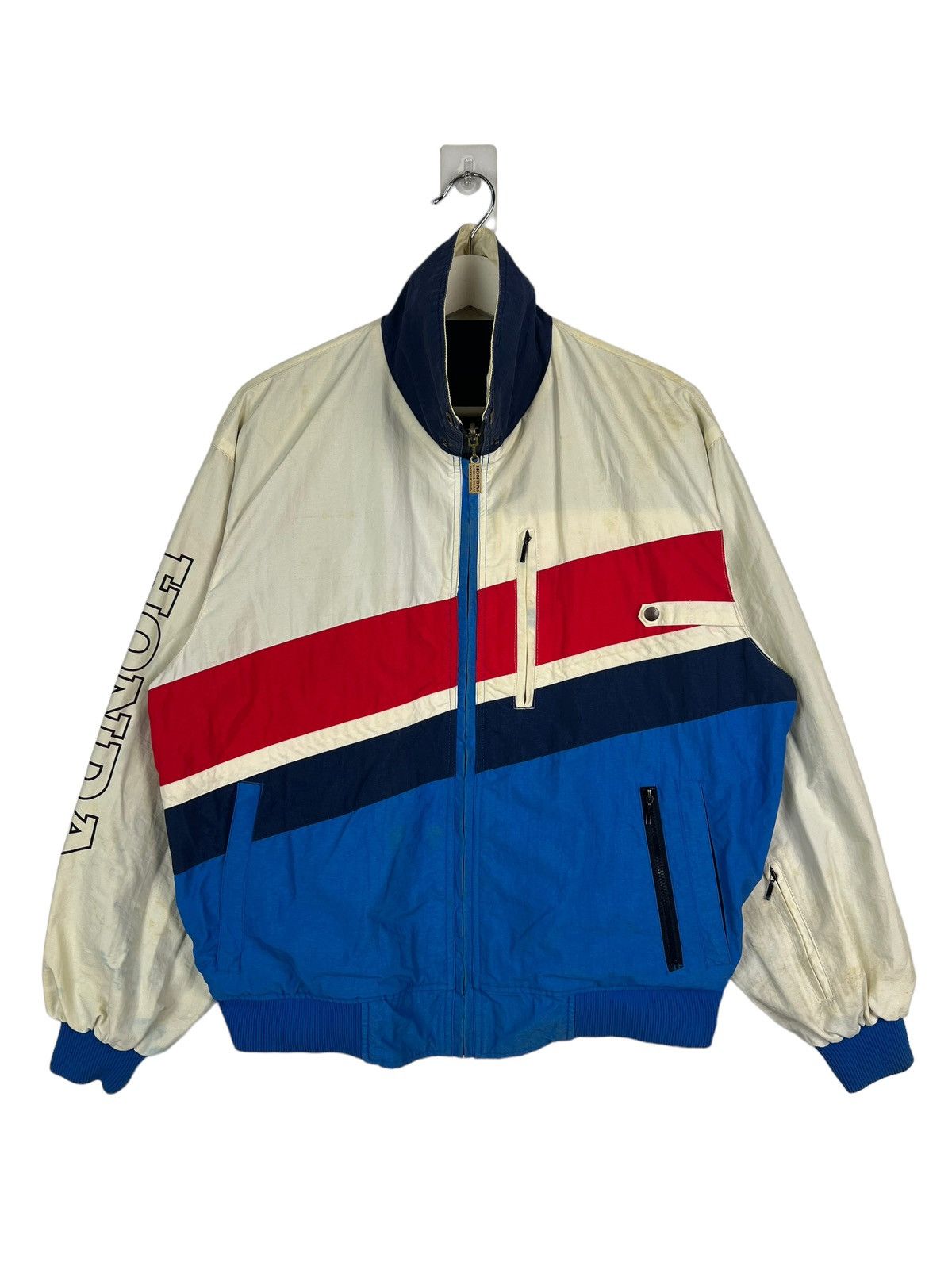 Honda 🔥 VINTAGE 80s HONDA RACING TEAM BOMBER JACKET Size US L / EU 52-54 / 3 - 5 Thumbnail