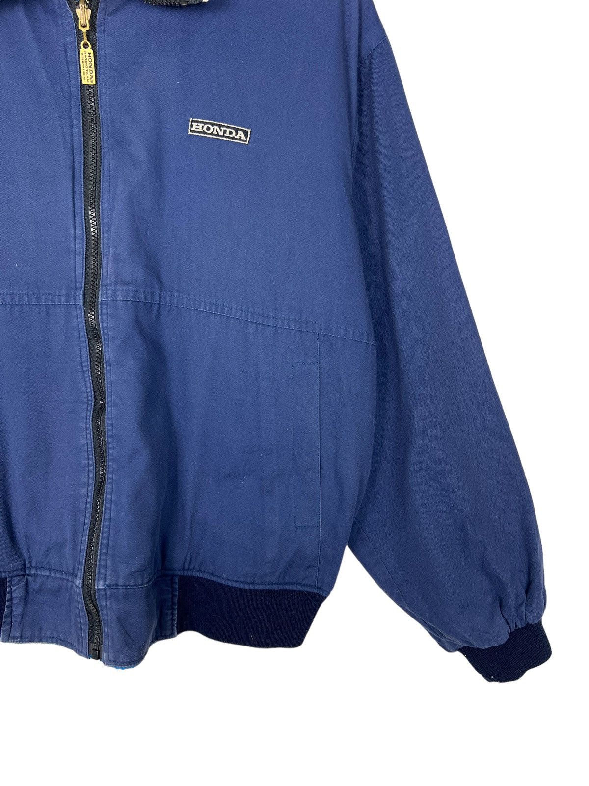 Honda 🔥 VINTAGE 80s HONDA RACING TEAM BOMBER JACKET Size US L / EU 52-54 / 3 - 10 Thumbnail