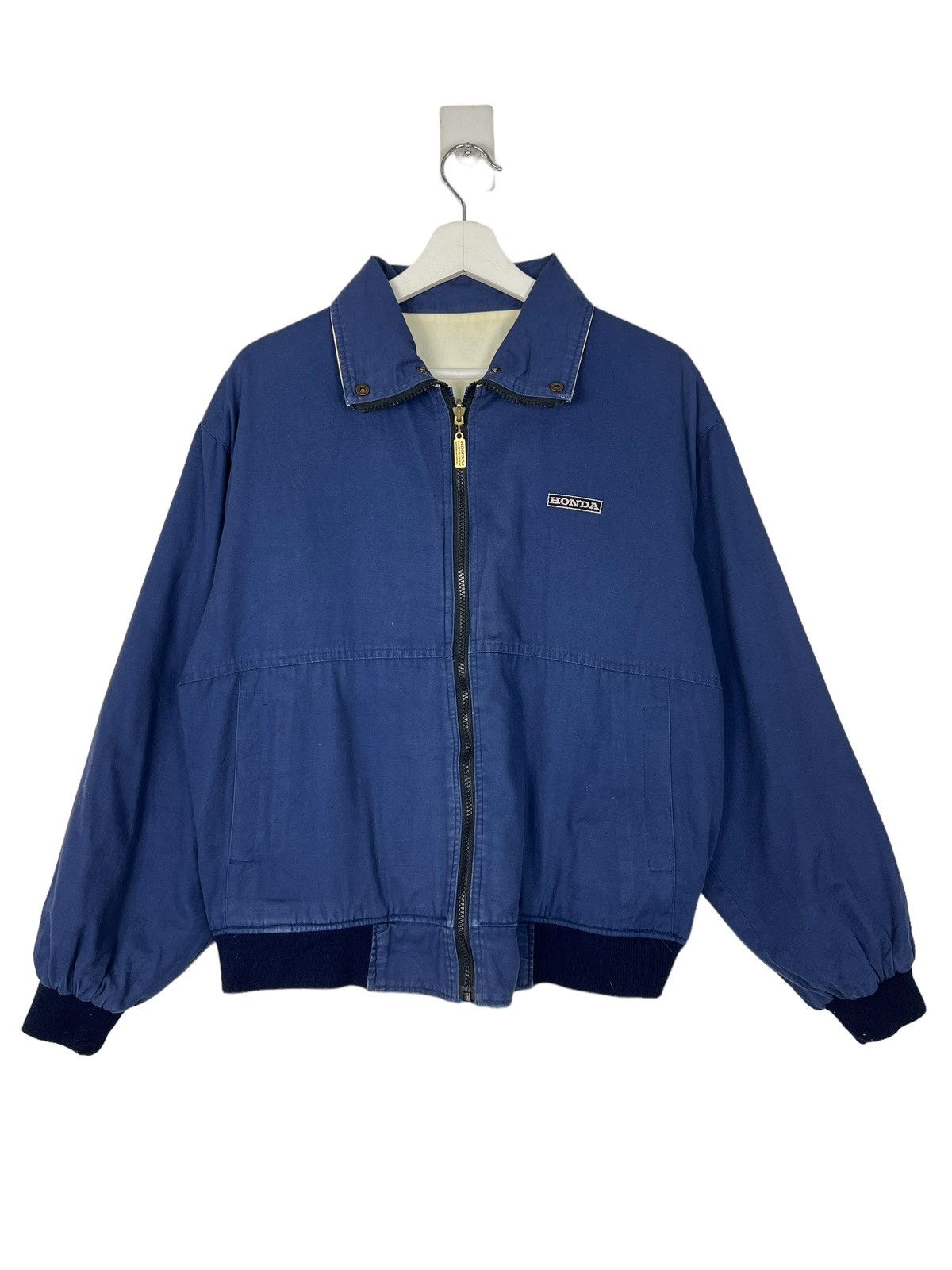 Honda 🔥 VINTAGE 80s HONDA RACING TEAM BOMBER JACKET Size US L / EU 52-54 / 3 - 11 Thumbnail