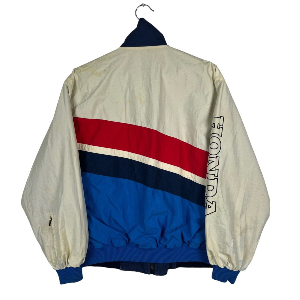 Honda 🔥 VINTAGE 80s HONDA RACING TEAM BOMBER JACKET Size US L / EU 52-54 / 3 - 6 Thumbnail