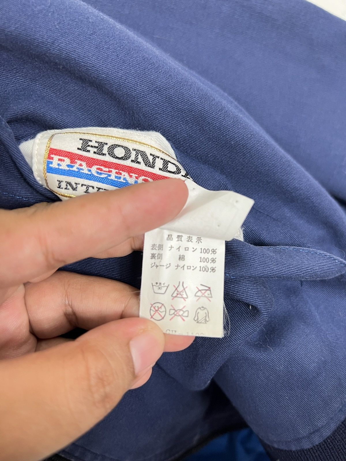 Honda 🔥 VINTAGE 80s HONDA RACING TEAM BOMBER JACKET Size US L / EU 52-54 / 3 - 19 Thumbnail