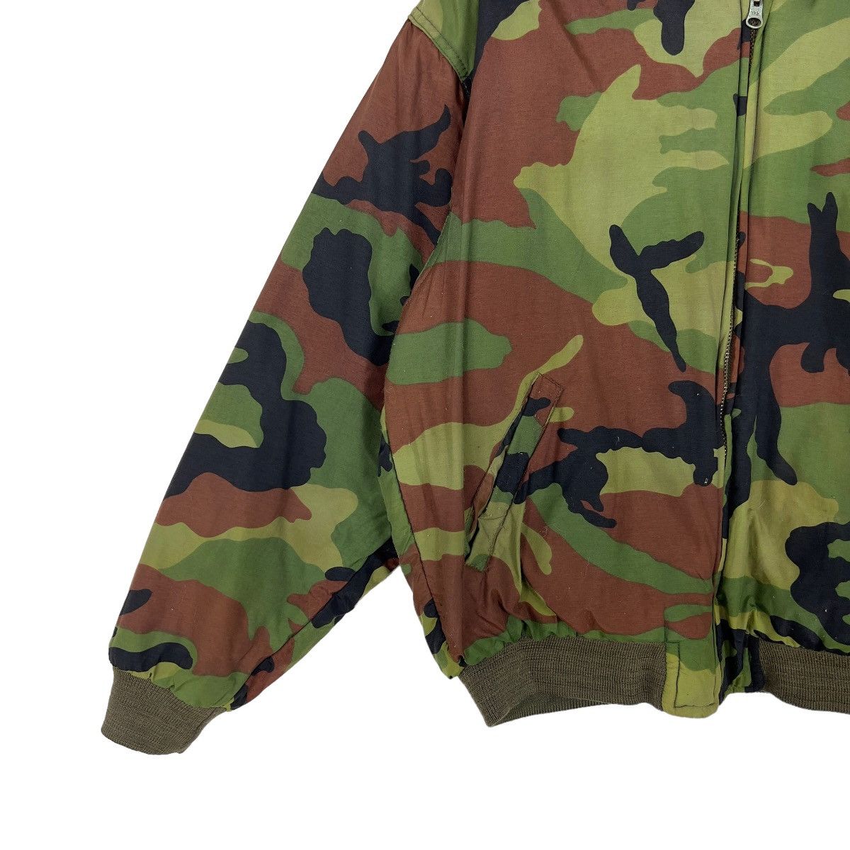 Japanese Brand 🔥 RARE RIOT MR BOGEY CAMO REVERSIBLE BOMBER JACKET Size US M / EU 48-50 / 2 - 2 Thumbnail