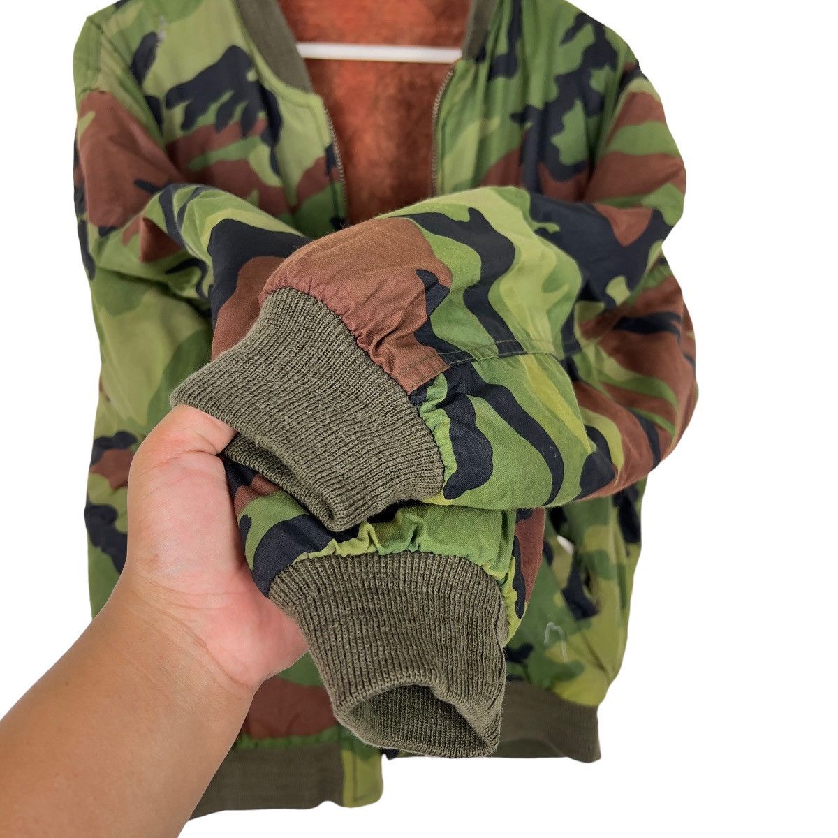 Japanese Brand 🔥 RARE RIOT MR BOGEY CAMO REVERSIBLE BOMBER JACKET Size US M / EU 48-50 / 2 - 9 Thumbnail