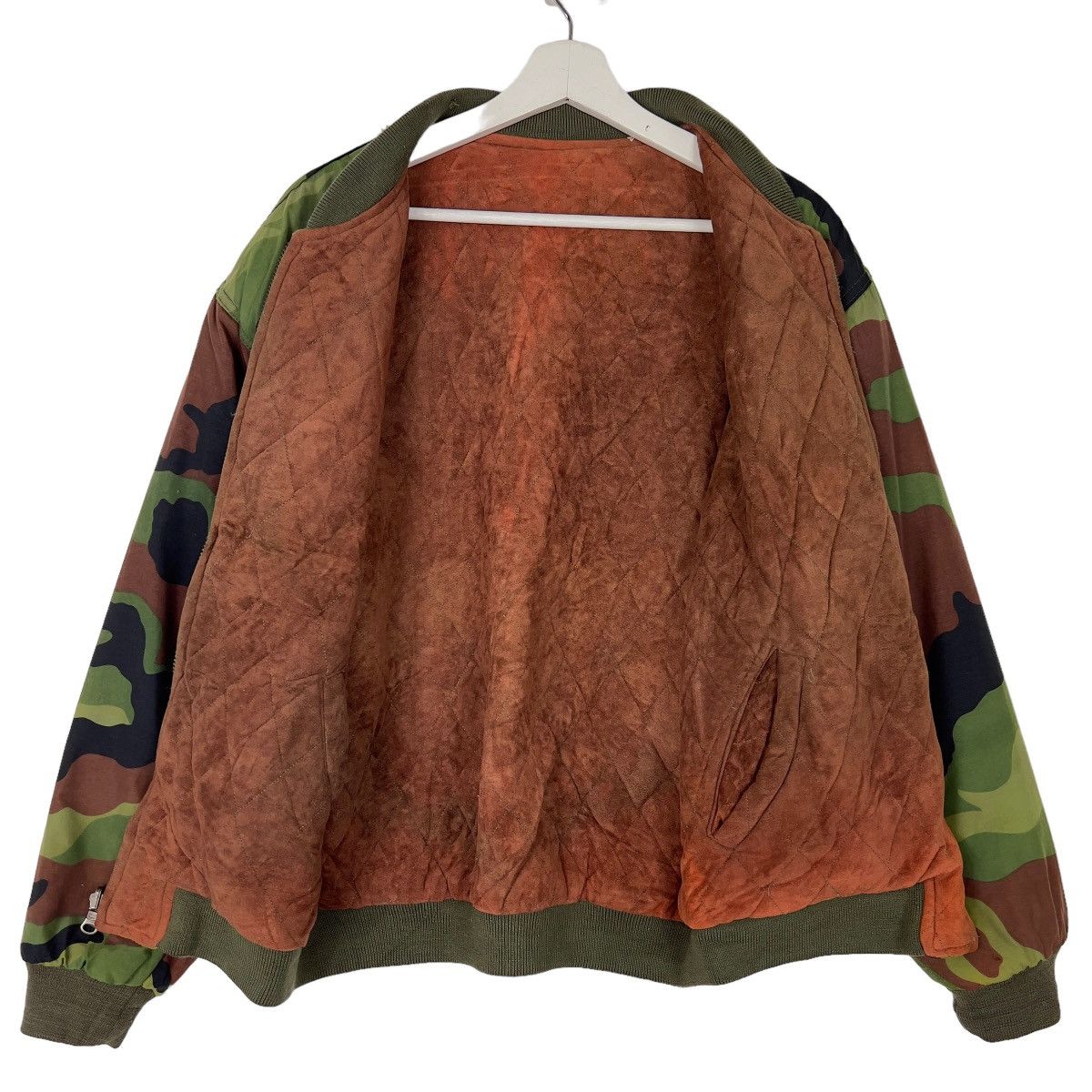 Japanese Brand 🔥 RARE RIOT MR BOGEY CAMO REVERSIBLE BOMBER JACKET Size US M / EU 48-50 / 2 - 7 Thumbnail