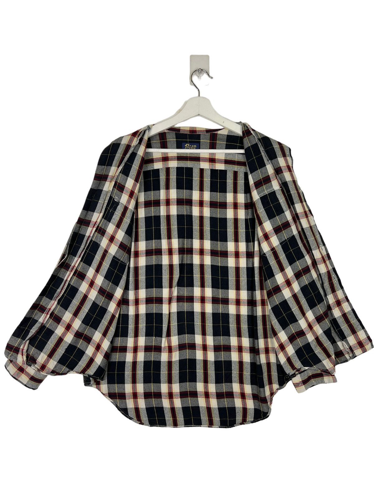 45rpm 🔥 45rpm studio plaid check shirt Size US M / EU 48-50 / 2 - 7 Thumbnail