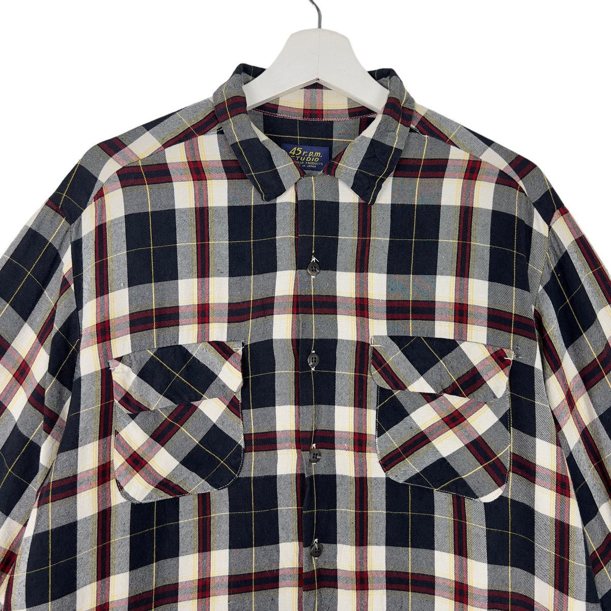 45rpm 🔥 45rpm studio plaid check shirt Size US M / EU 48-50 / 2 - 3 Thumbnail
