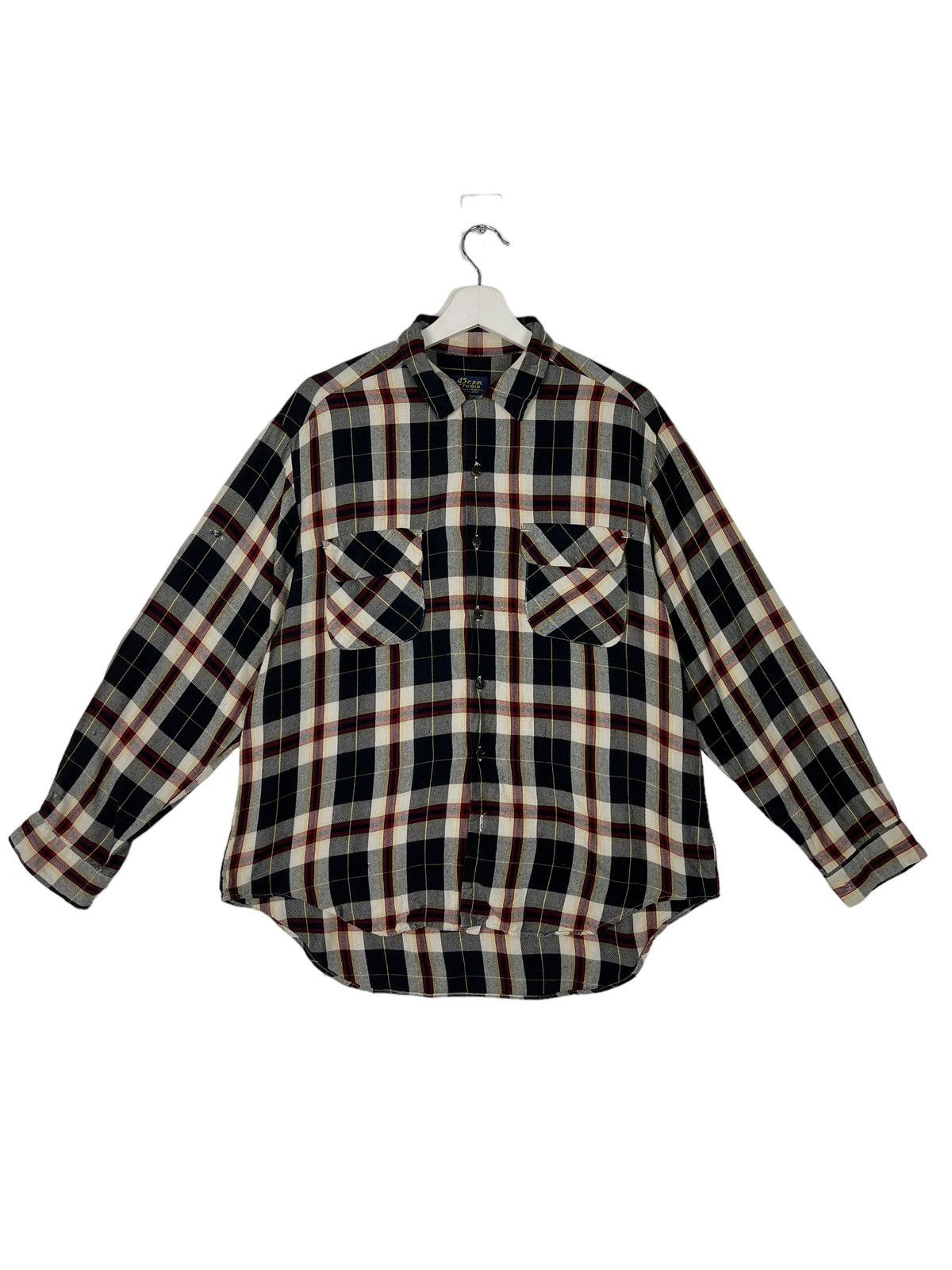 45rpm 🔥 45rpm studio plaid check shirt Size US M / EU 48-50 / 2 - 5 Thumbnail