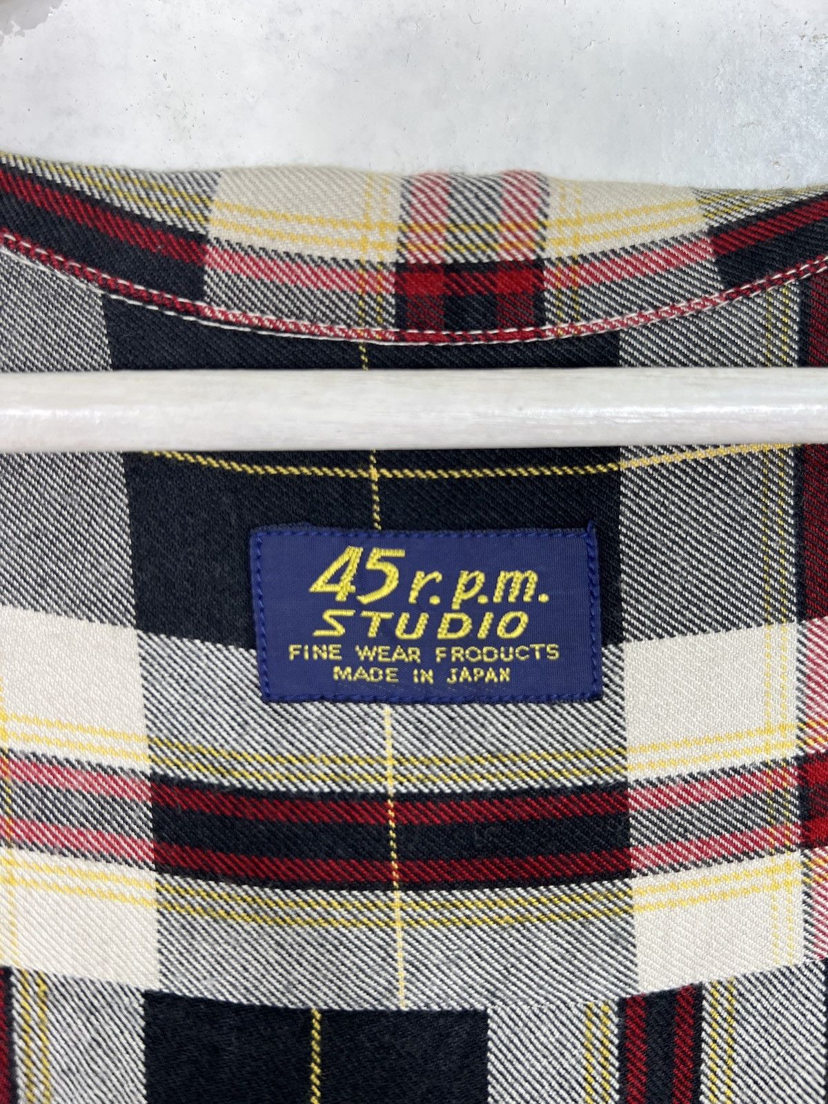 45rpm 🔥 45rpm studio plaid check shirt Size US M / EU 48-50 / 2 - 10 Thumbnail