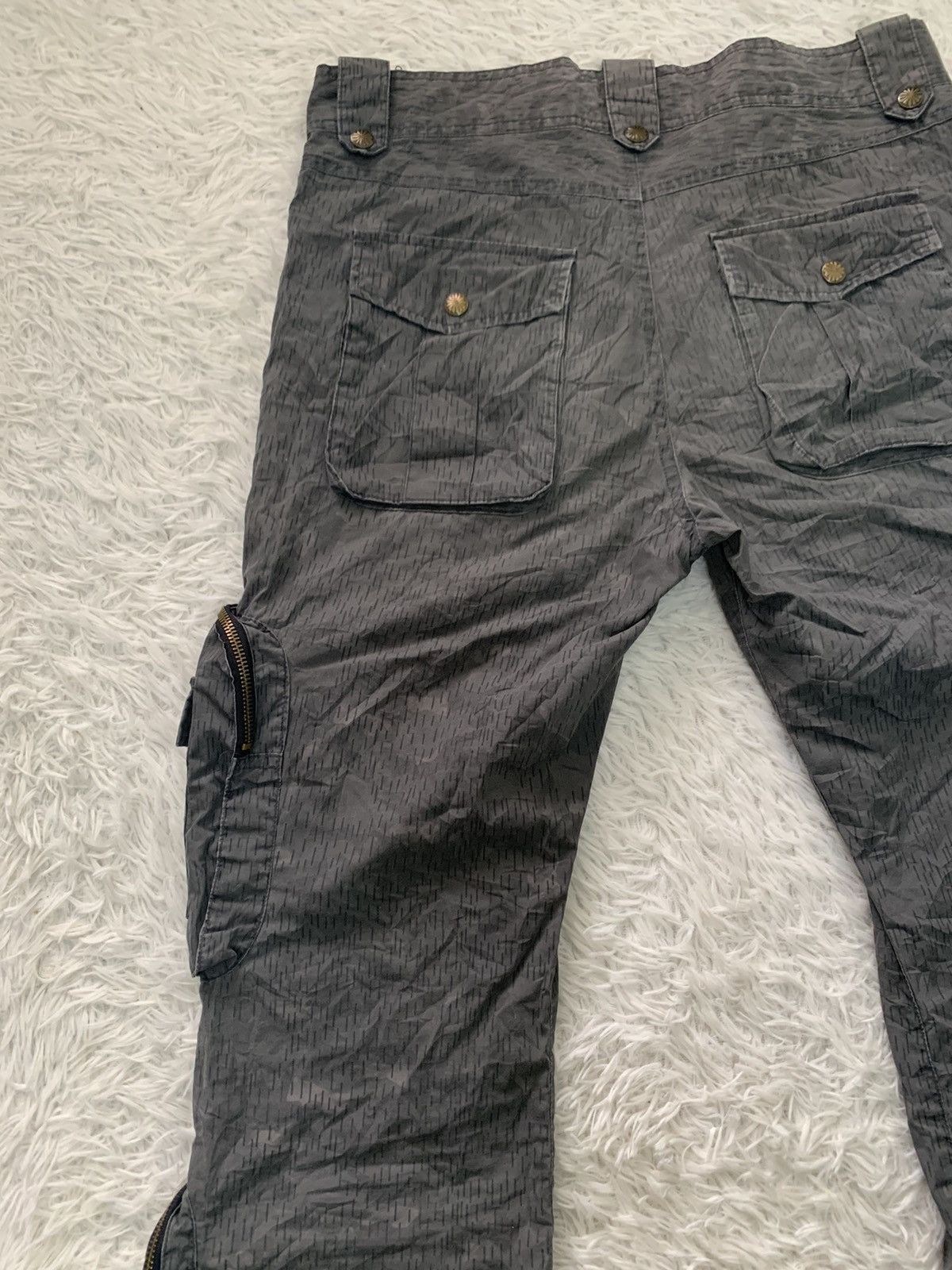 Japanese Brand UC Urban Collection Cargo Para Flair Pants Size US 34 / EU 50 - 10 Thumbnail