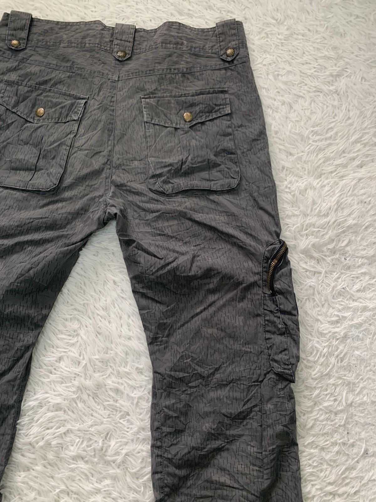 Japanese Brand UC Urban Collection Cargo Para Flair Pants Size US 34 / EU 50 - 9 Thumbnail