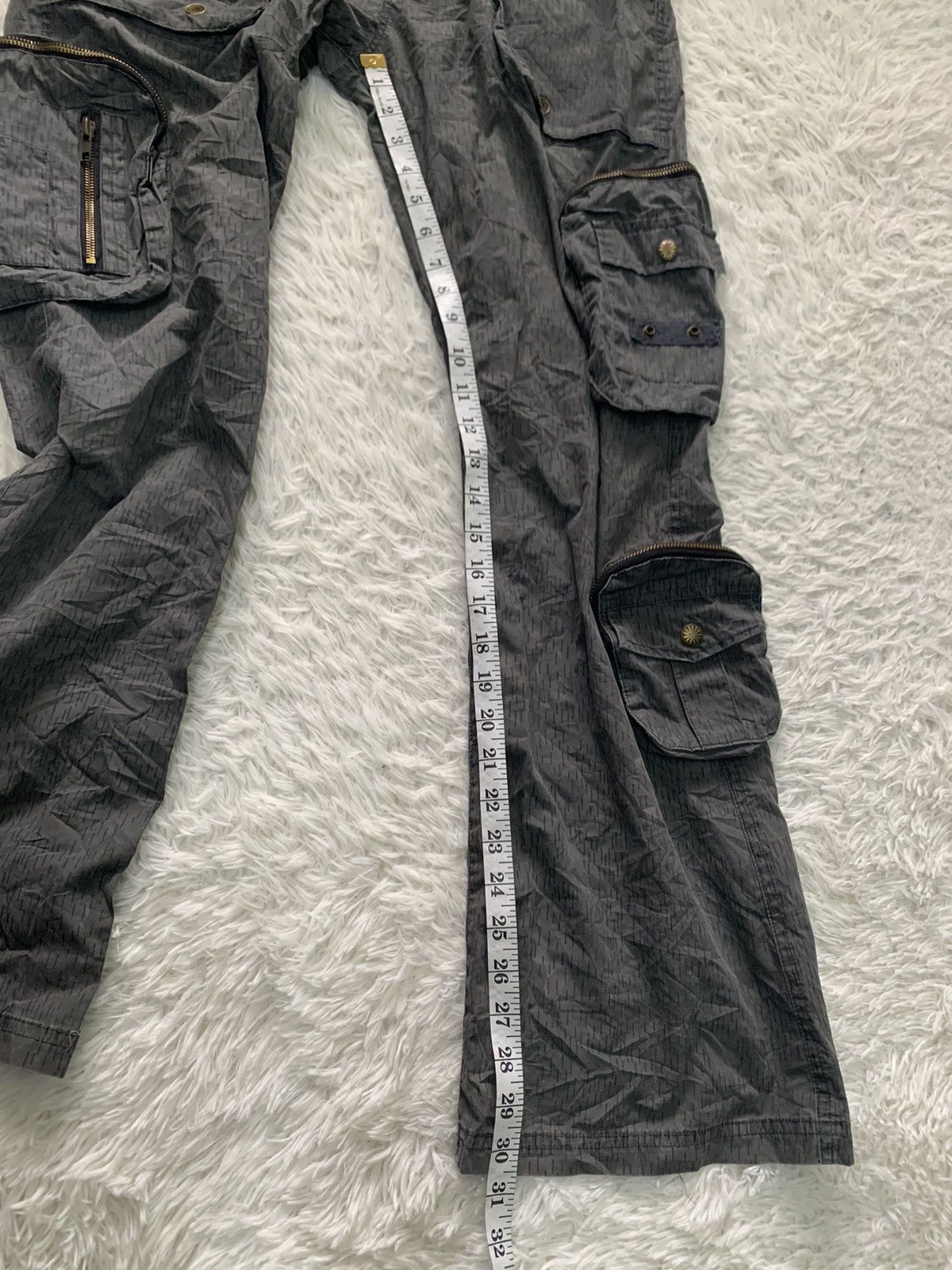 Japanese Brand UC Urban Collection Cargo Para Flair Pants Size US 34 / EU 50 - 16 Thumbnail